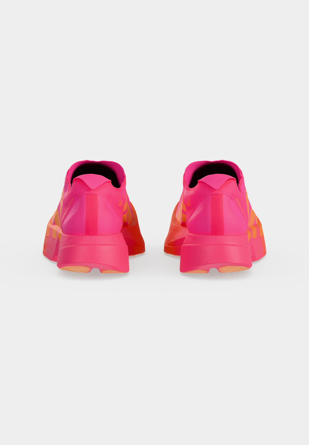 ADIZERO ADIOS PRO 4 - Chaussures de running sur route - rose vif/orange vif/fer métallisé