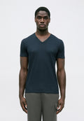VLINE T-SHIRT SLIM FIT - Basic T-shirt - navy