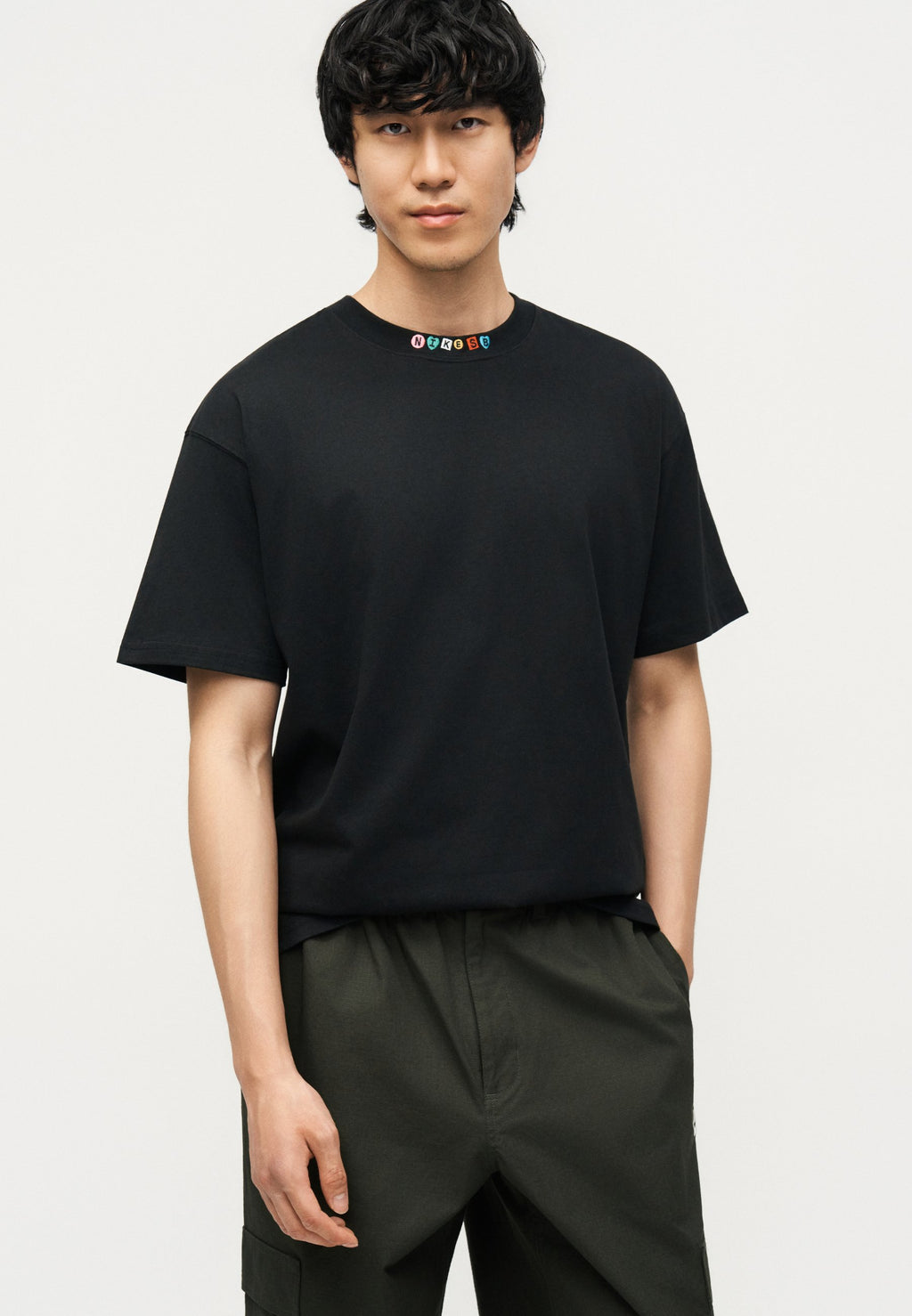 TEE UNISEX - Basic T-shirt - black