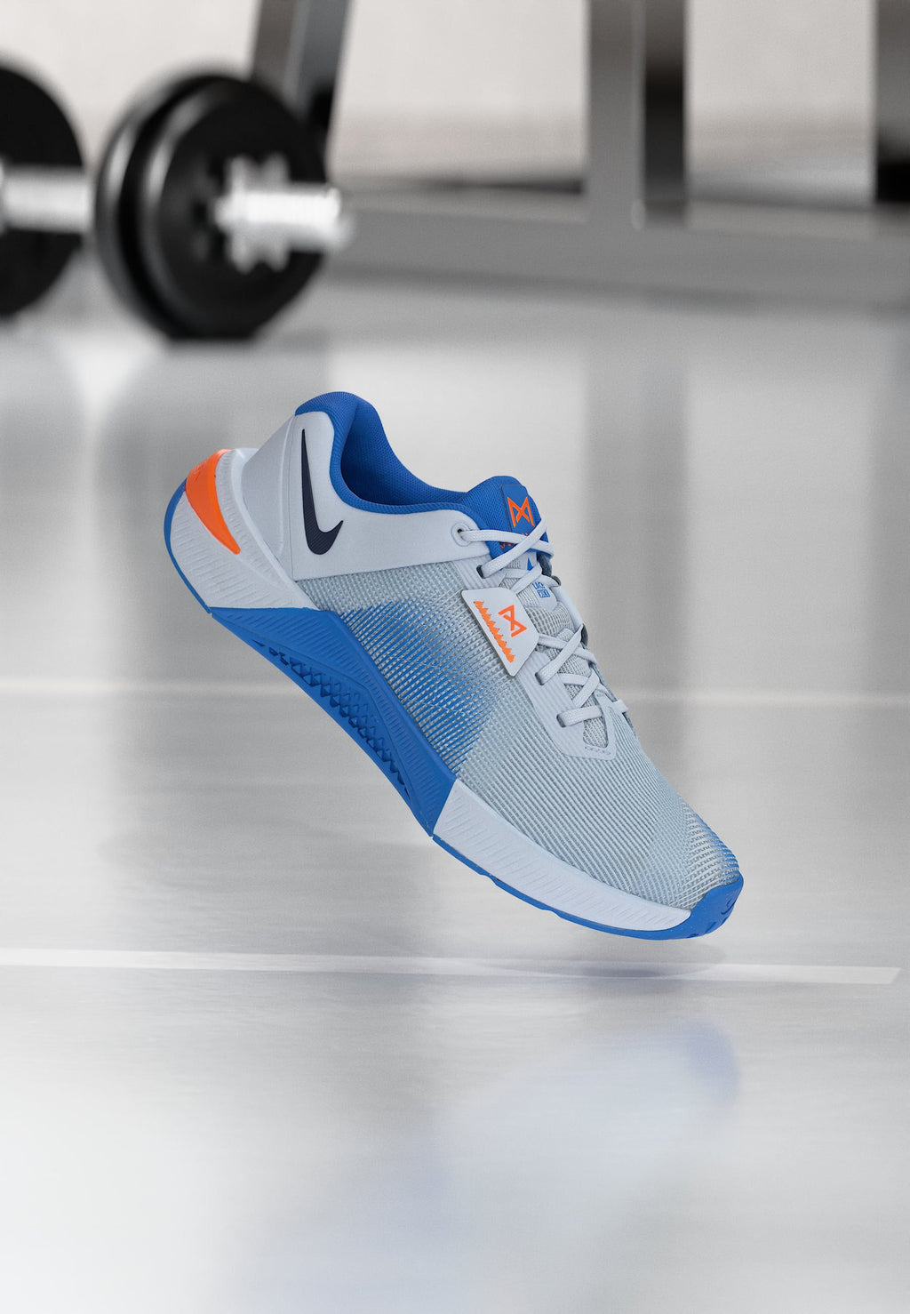 METCON - Training shoe - football grey/midnight navy/blue crystal/orange frost