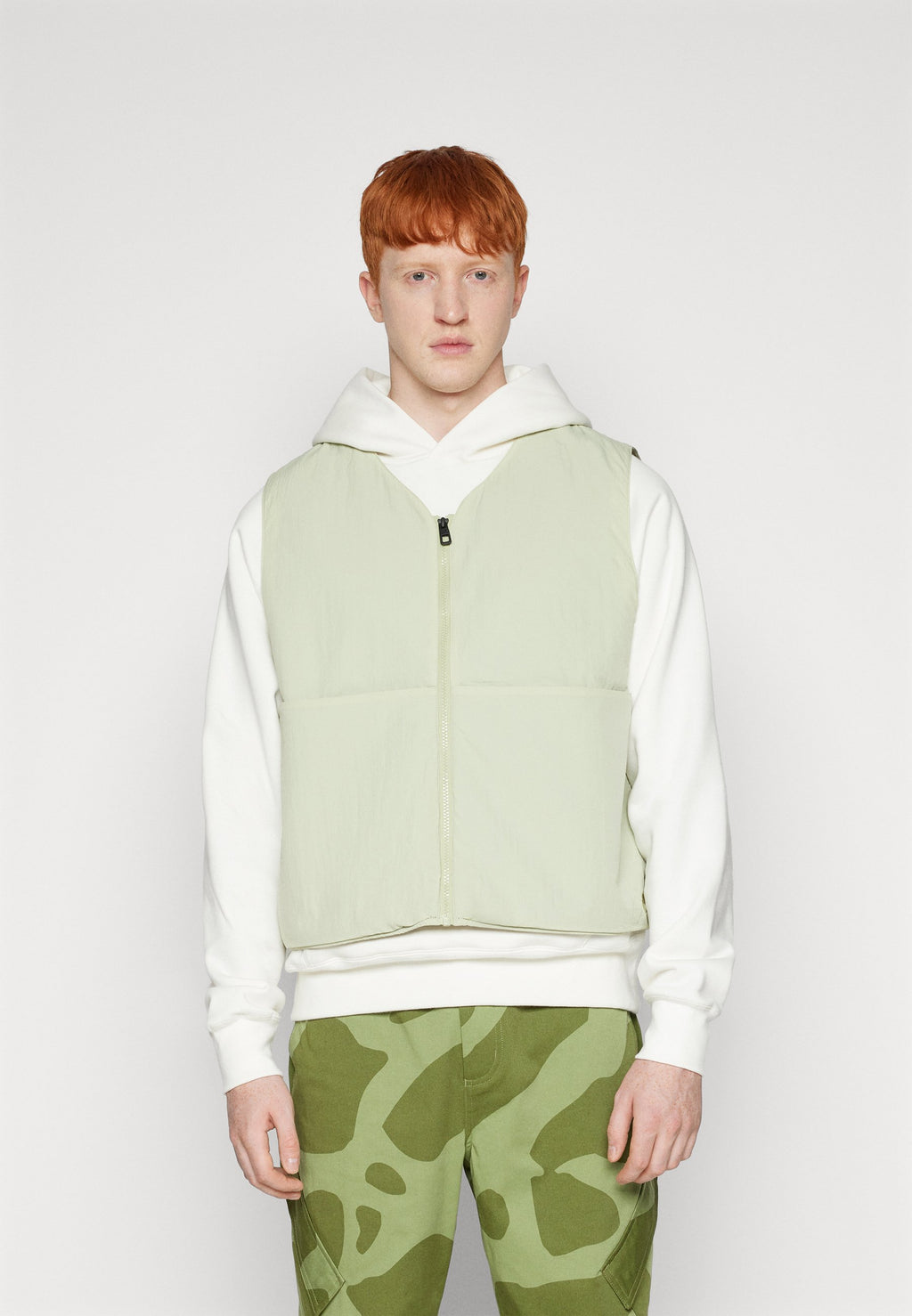 Gilet - aura olive/gris fumé/aura olive