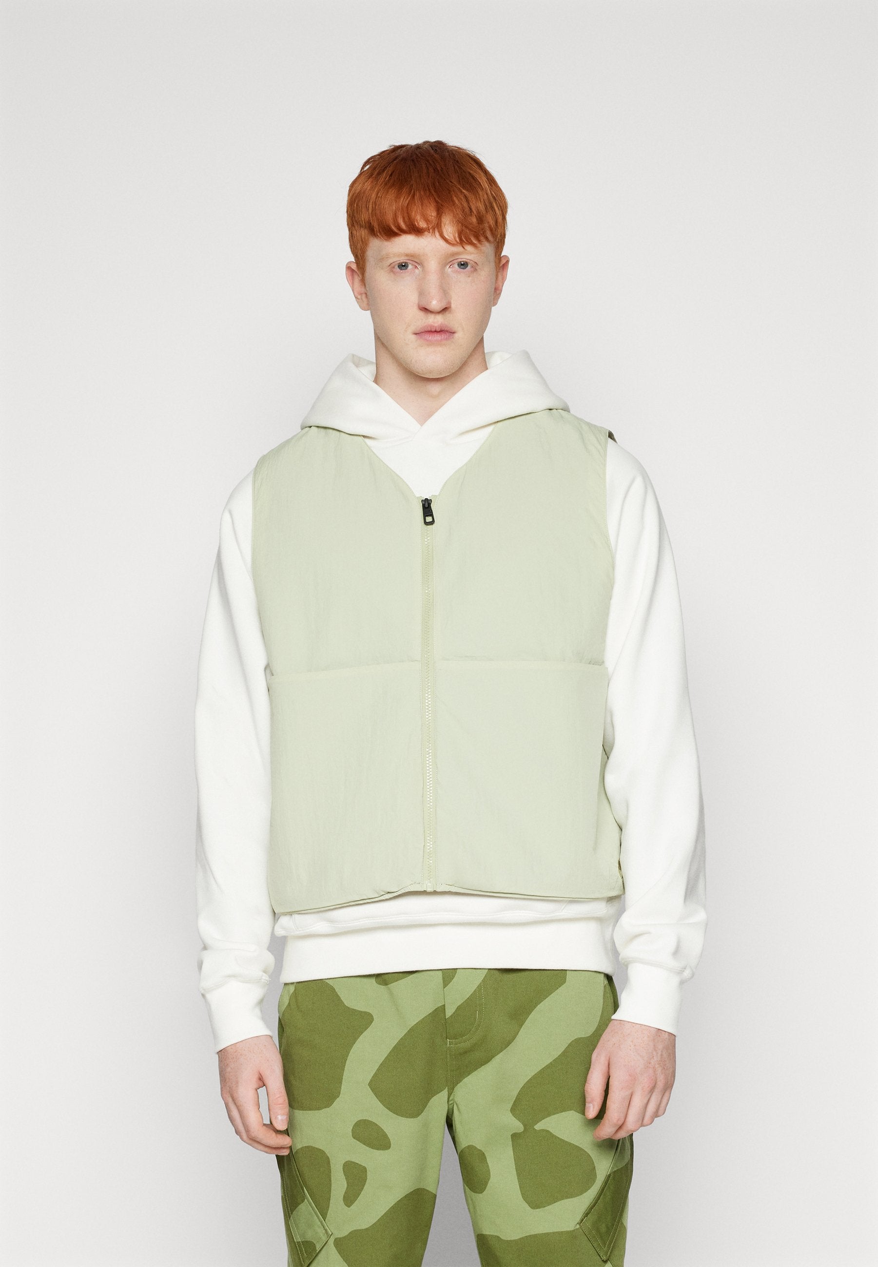 Gilet - aura olive/gris fumé/aura olive