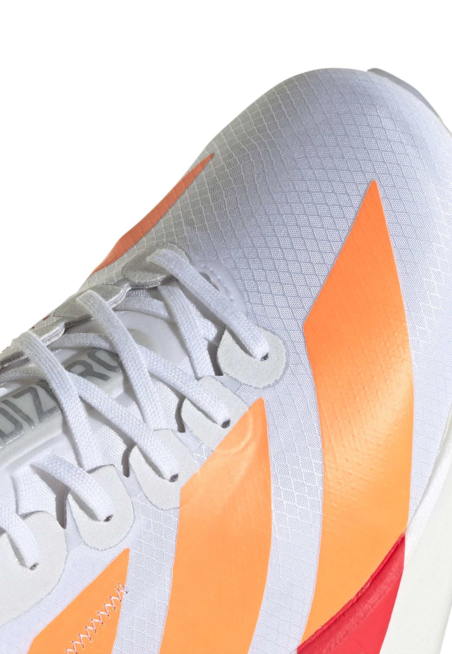 ADIZERO ADIOS PRO 4 - Road running shoes - cloud white   lucid orange   lucid red