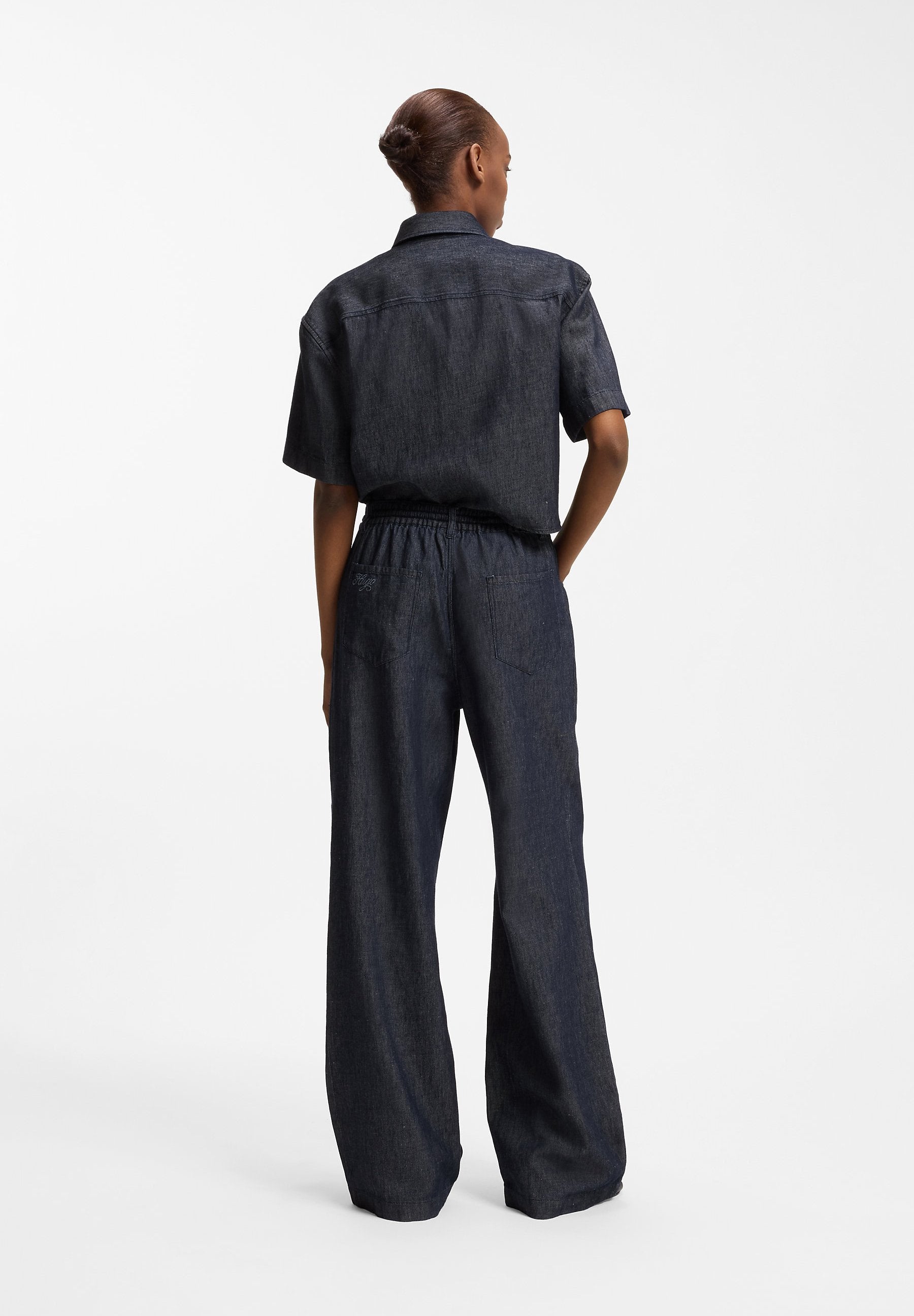 HIDONA-1_B - Wide Leg - navy