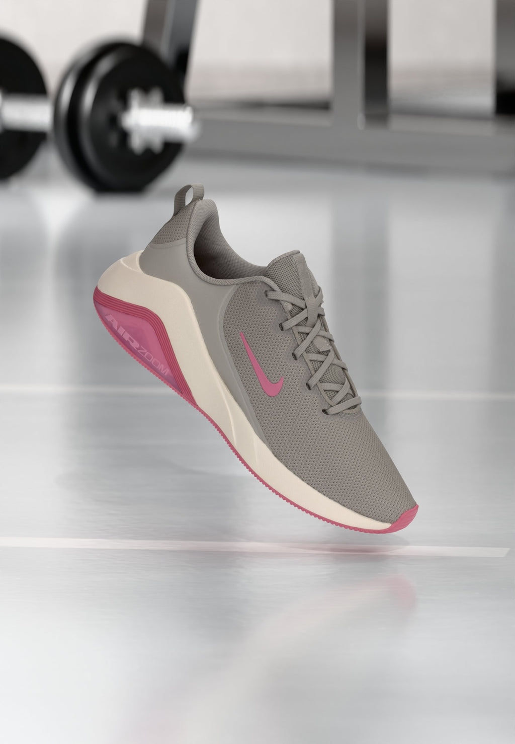 AIR ZOOM BELLA - Training shoe - college grey/peony/chalk