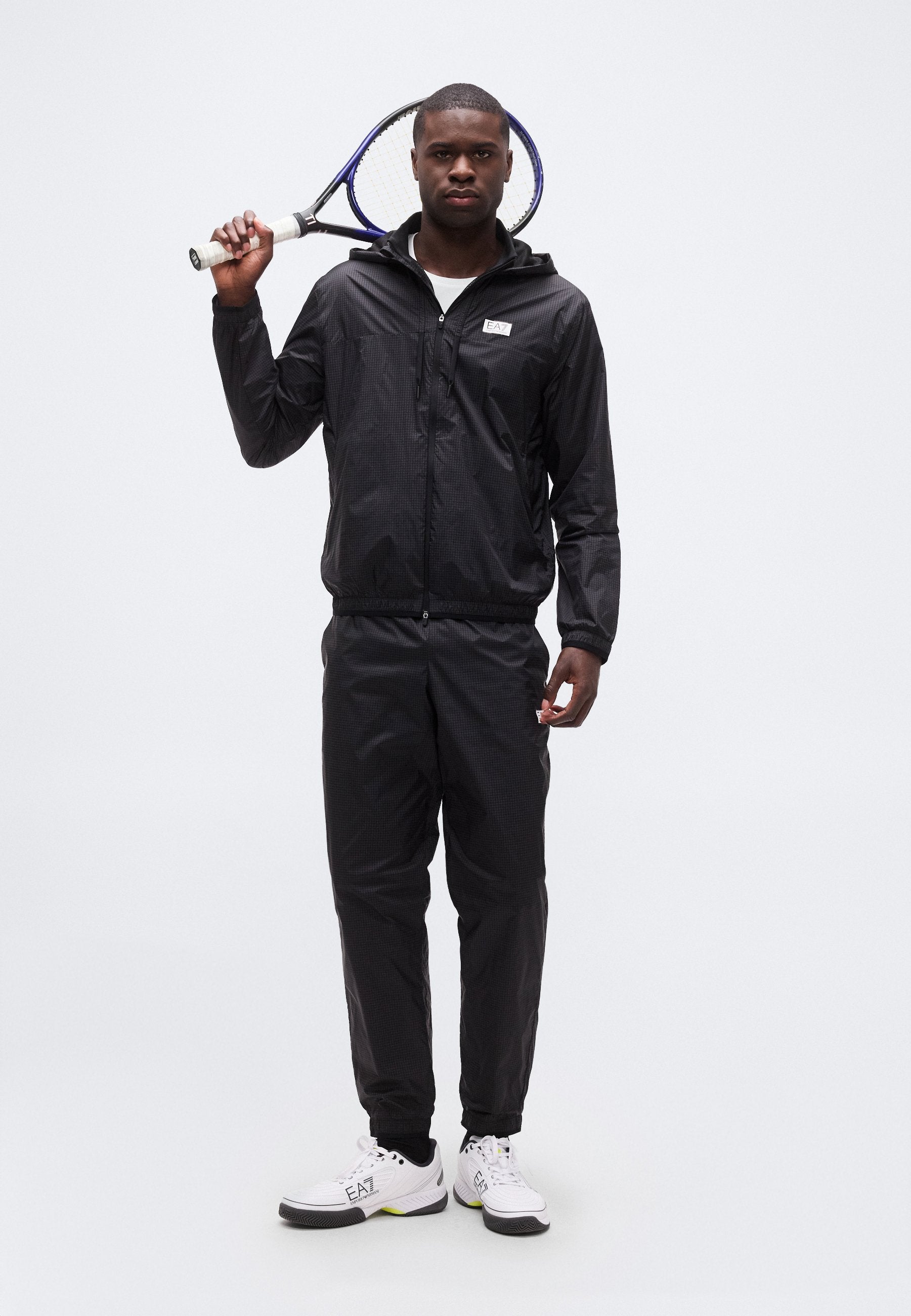 TRACKSUIT HOODED - Tracksuit - black