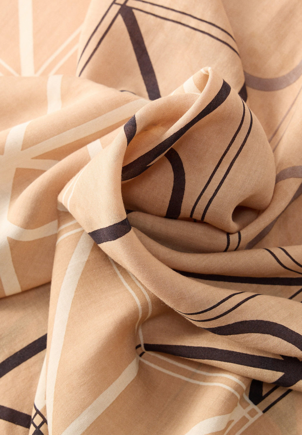 EMBLEM DEGRADE UNISEX - Scarf - beige