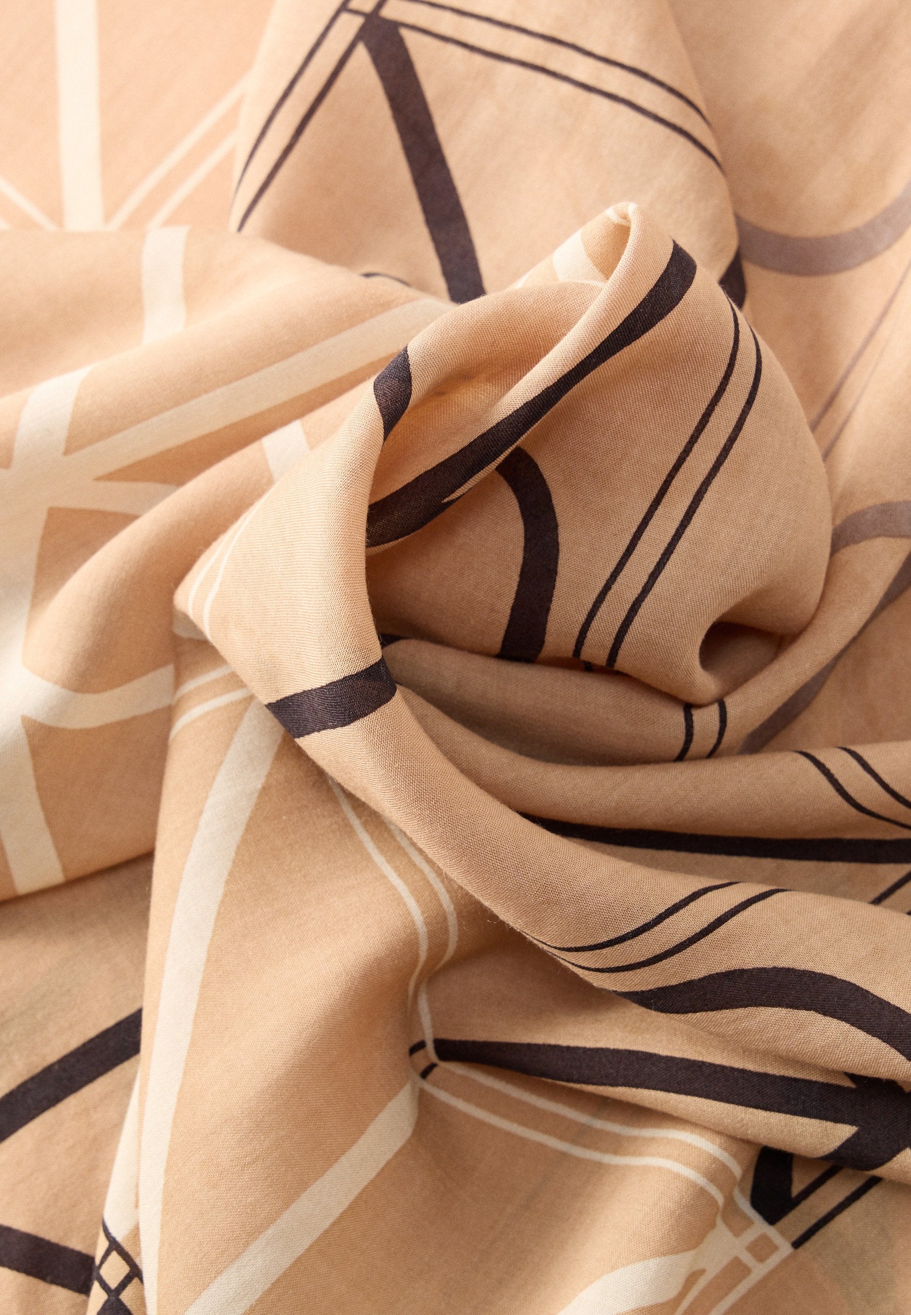 EMBLEM DEGRADE UNISEX - Scarf - beige