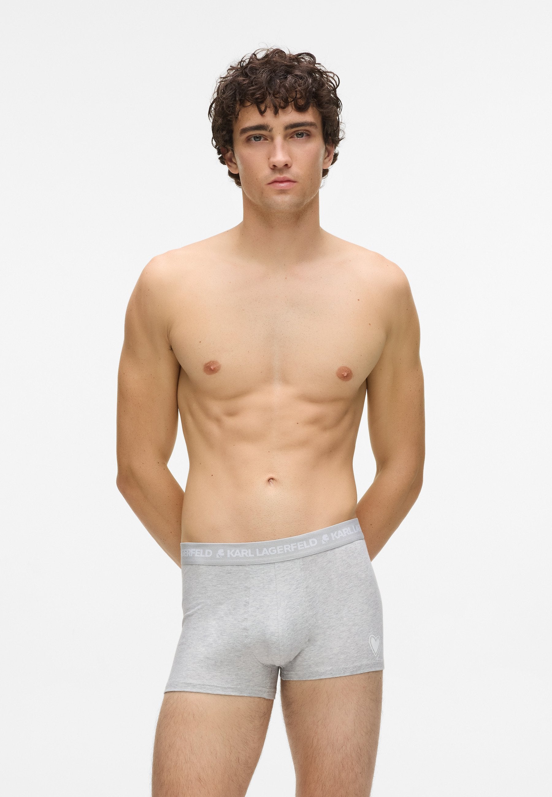 3 PACK - Trunks - light grey melange/black