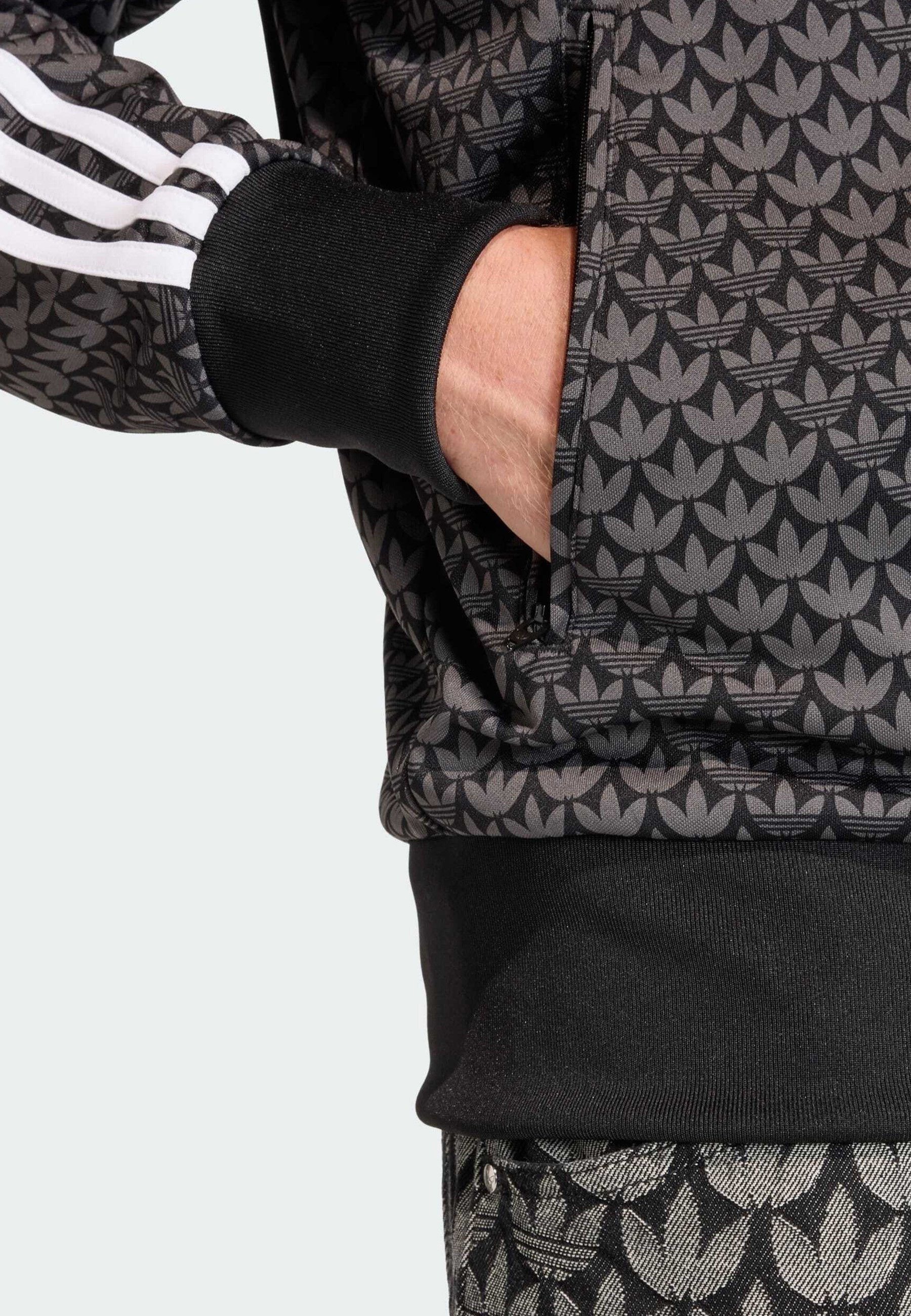 FIREBIRD MONOGRAM - Sweat-shirt zippé - noir