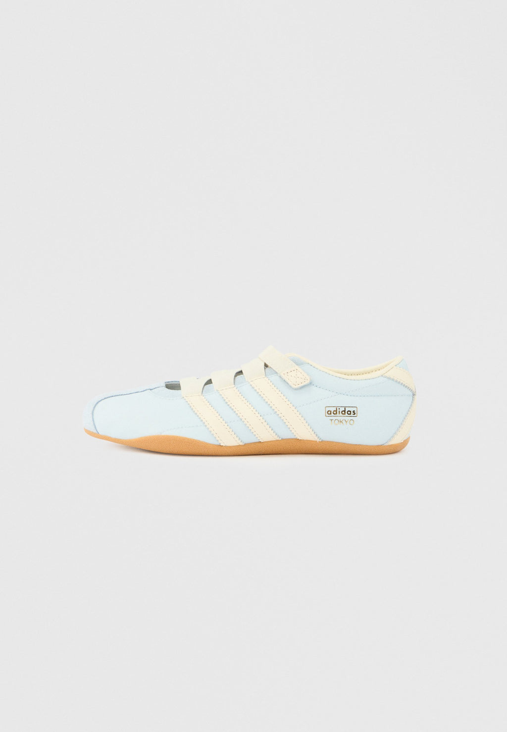 TOKYO MARY JANE BALLERINA - Trainers - crystal sky/cream white/gold-coloured