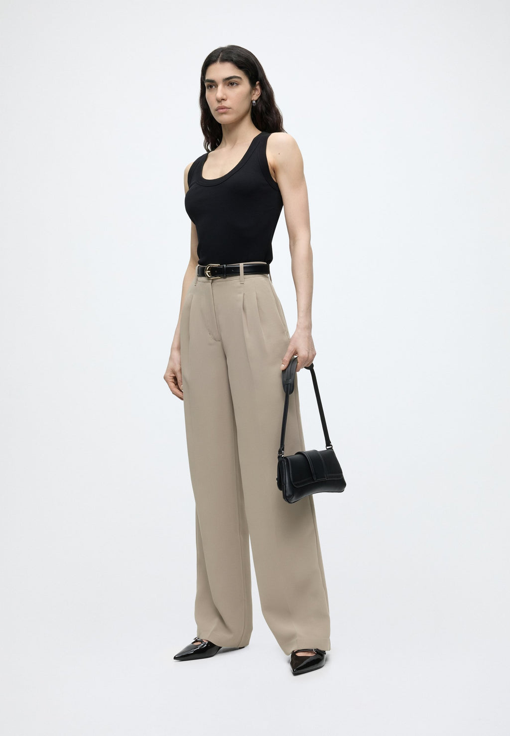 THEOLINE PERFECT PANT - Trousers - silk taupe