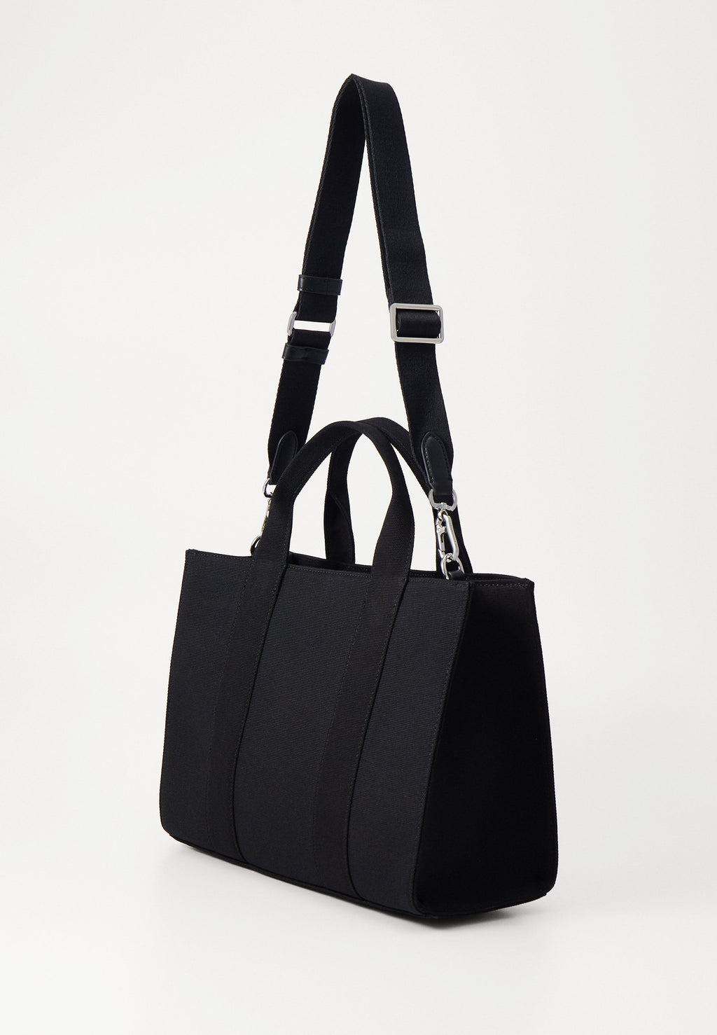 SQUARE MEDIUM - Tote bag - black