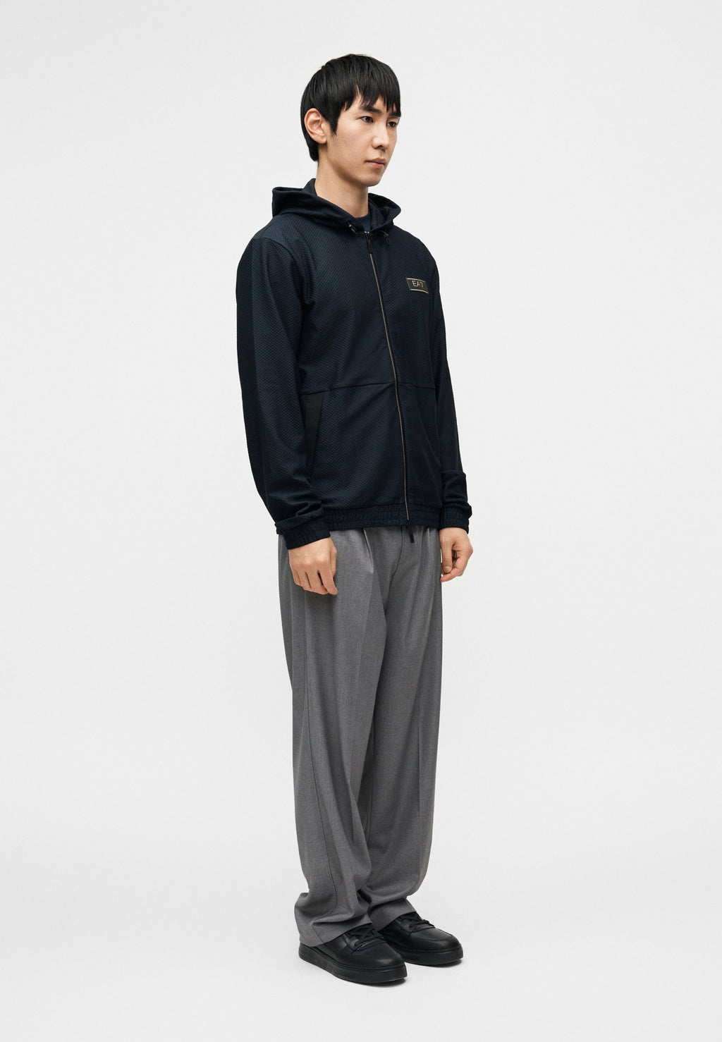 SWEAT À CAPUCHE TRAIN PREMIUM LABEL - Sweatshirt zippé - bleu