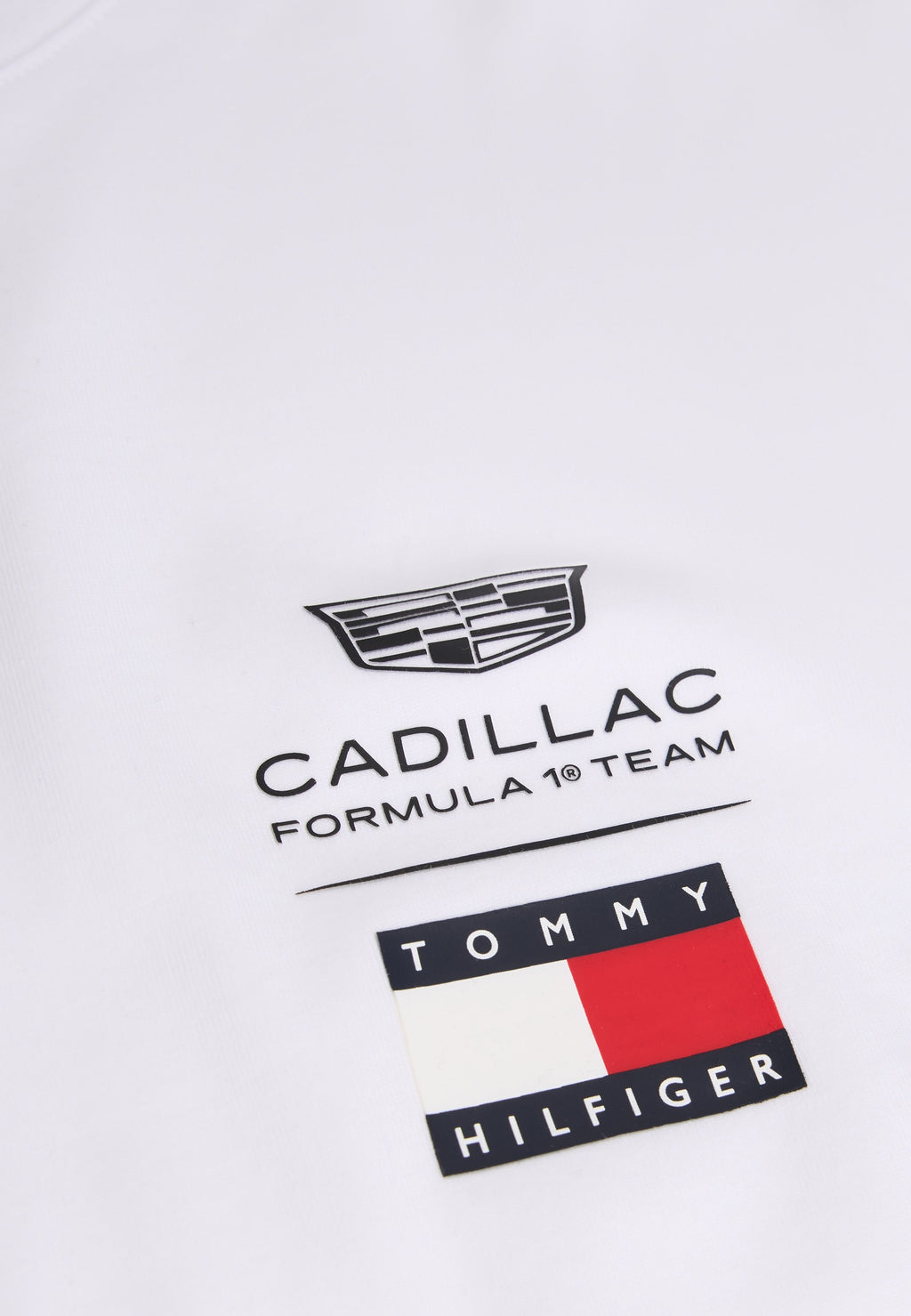 TH X CADILLAC FORMULA 1 TEAM LOGO TEE UNISEX - Print T-shirt - white