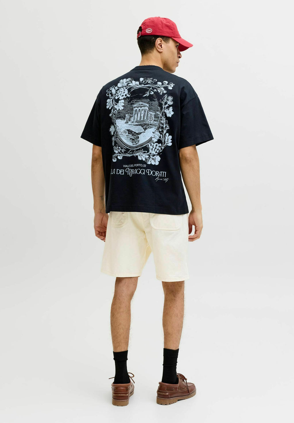 Loose fit gy - Shorts - antique white