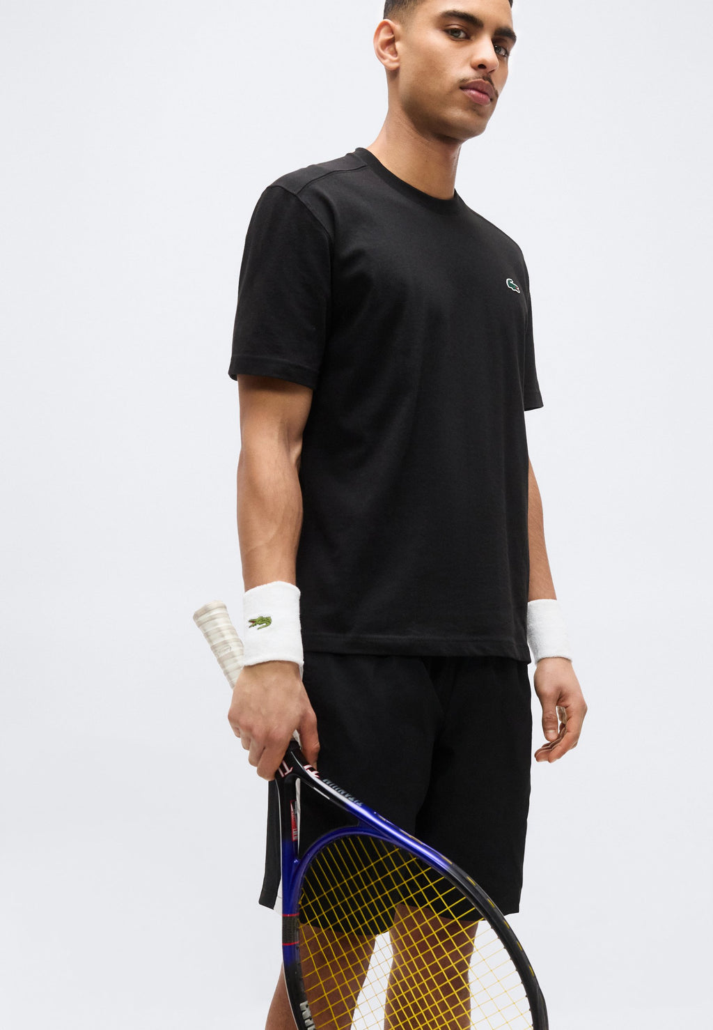 TENNIS SHORT - Sports shorts - black/white