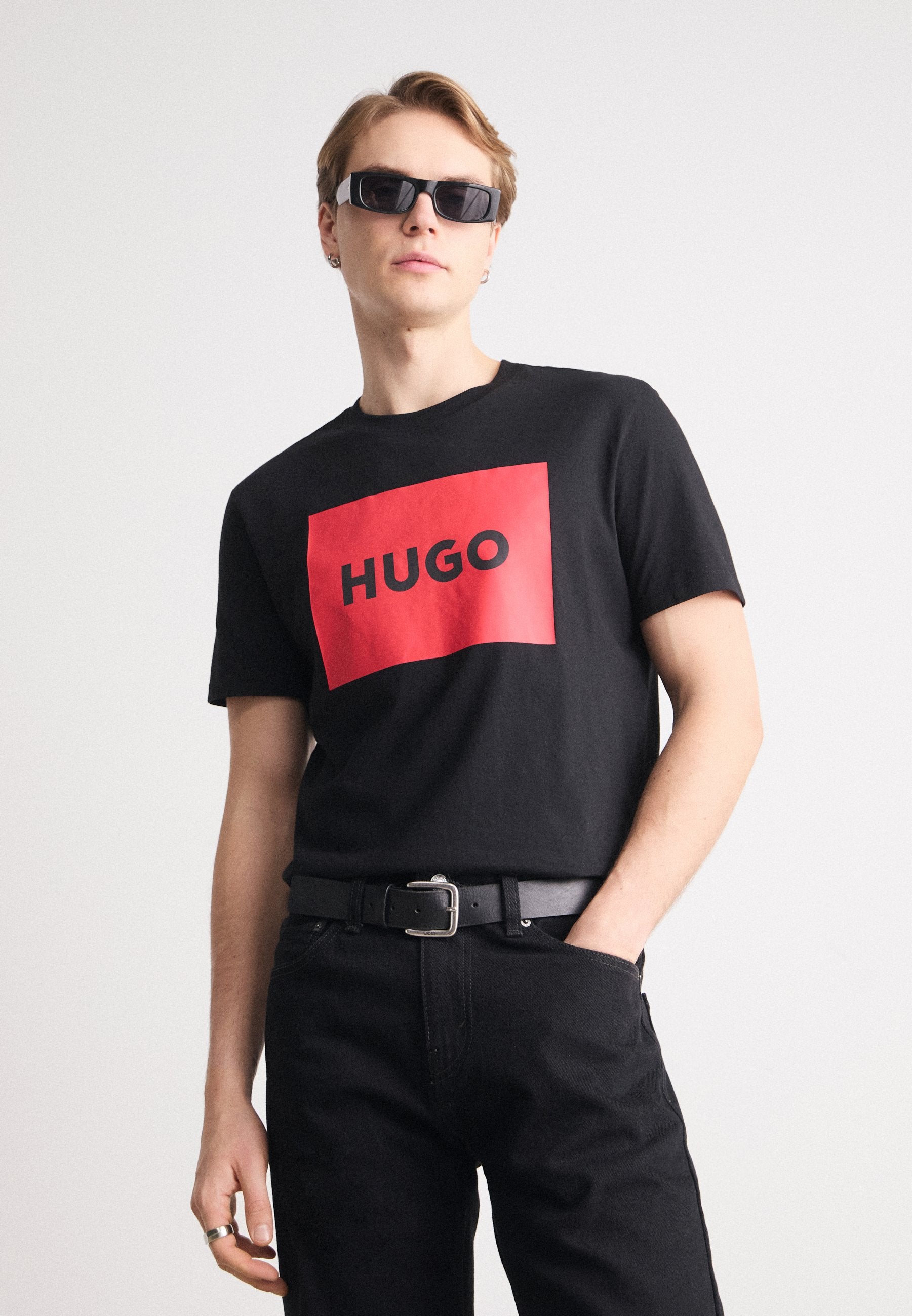 DULIVE - T-shirt imprimé - noir