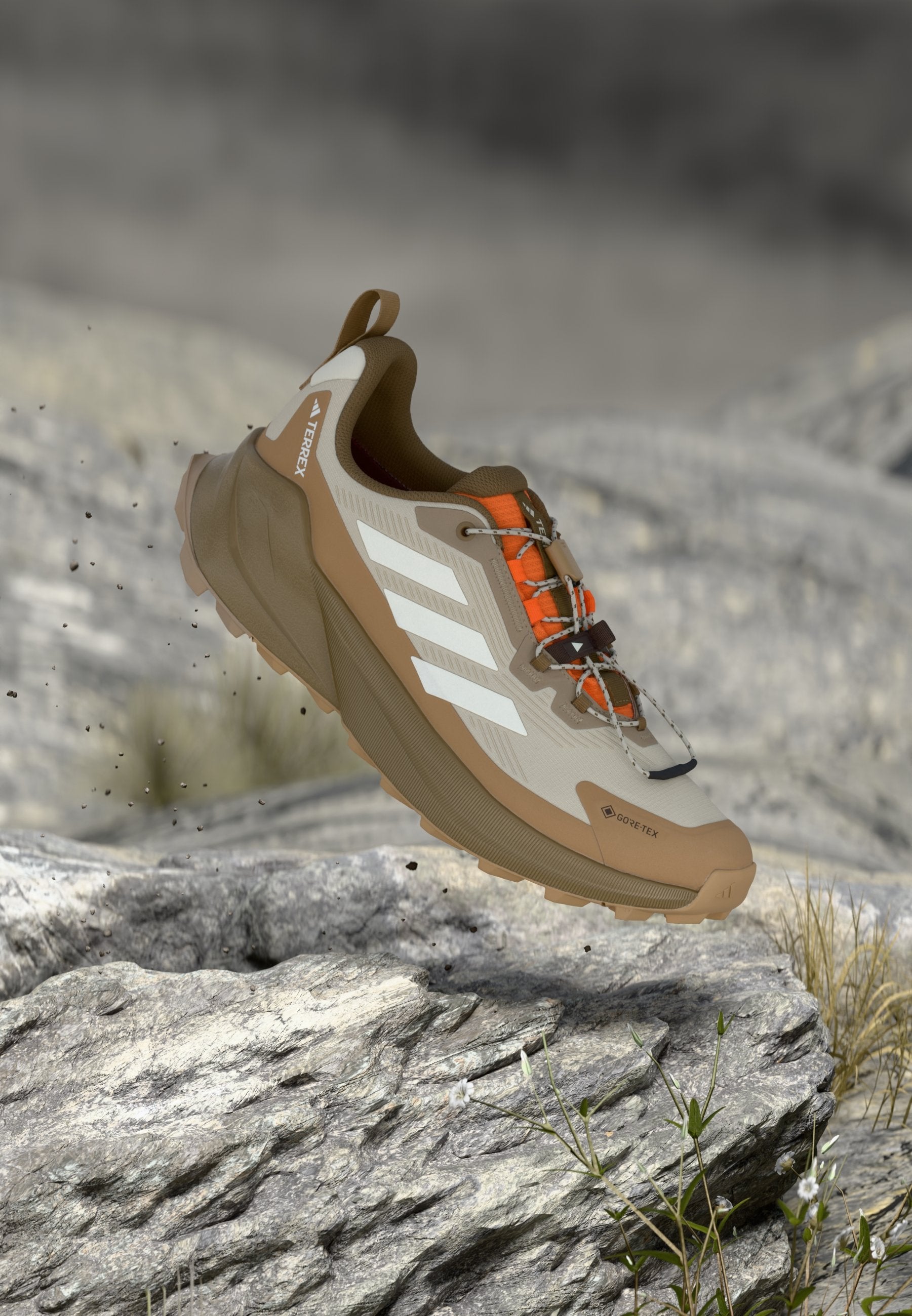 أحذية مشي TRAILMAKER 2 GORE TEX SPEED LACE - ألومينا/أبيض فاتح/كرتون