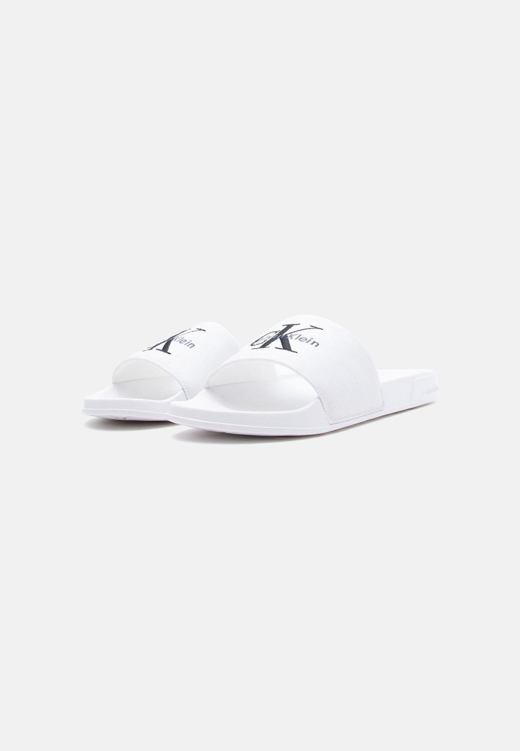 ESS SLIDE - Mules - bright white/black