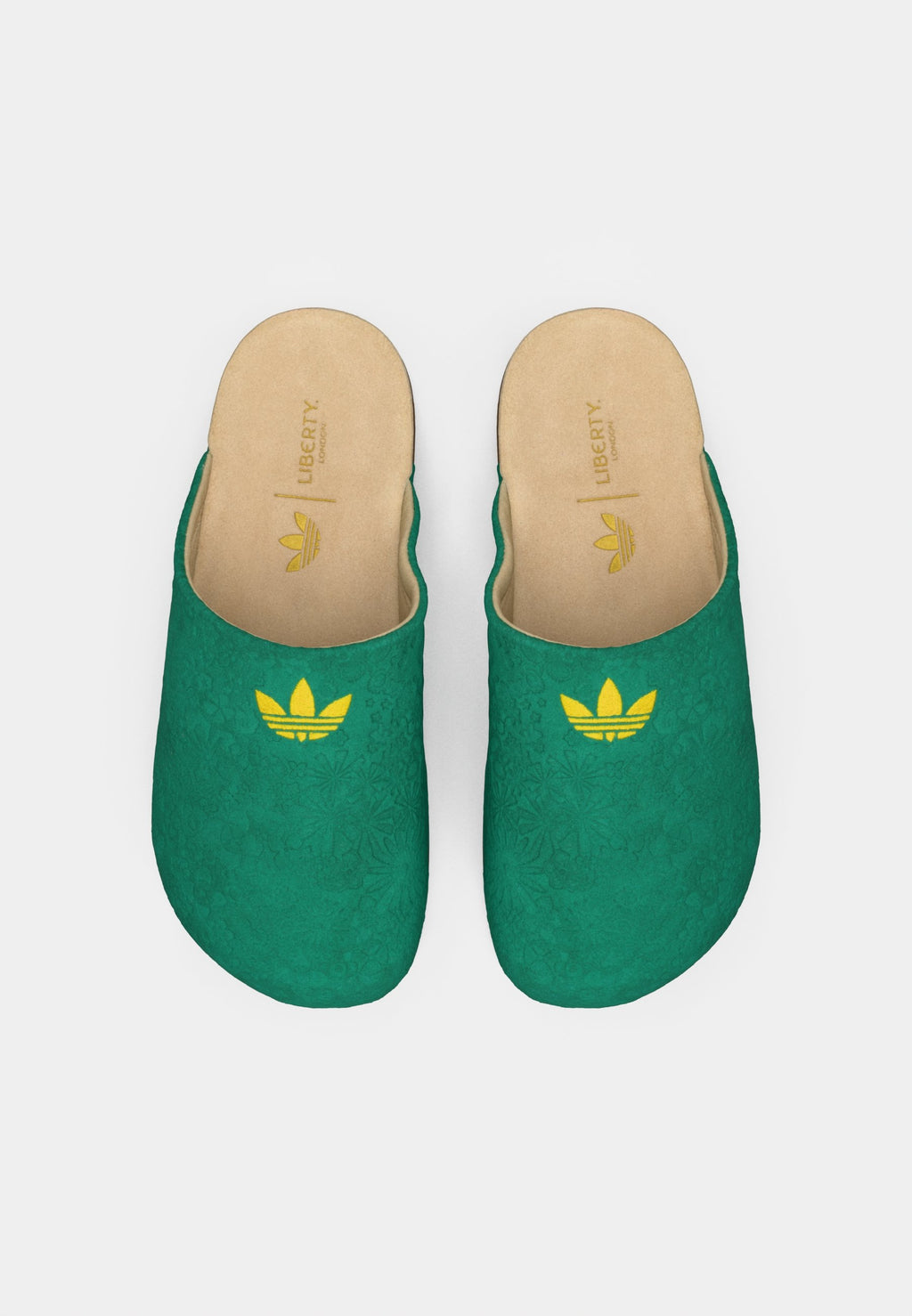 ADIMULE W X LIBERTY - Chaussons - vert vif/jaune éqt