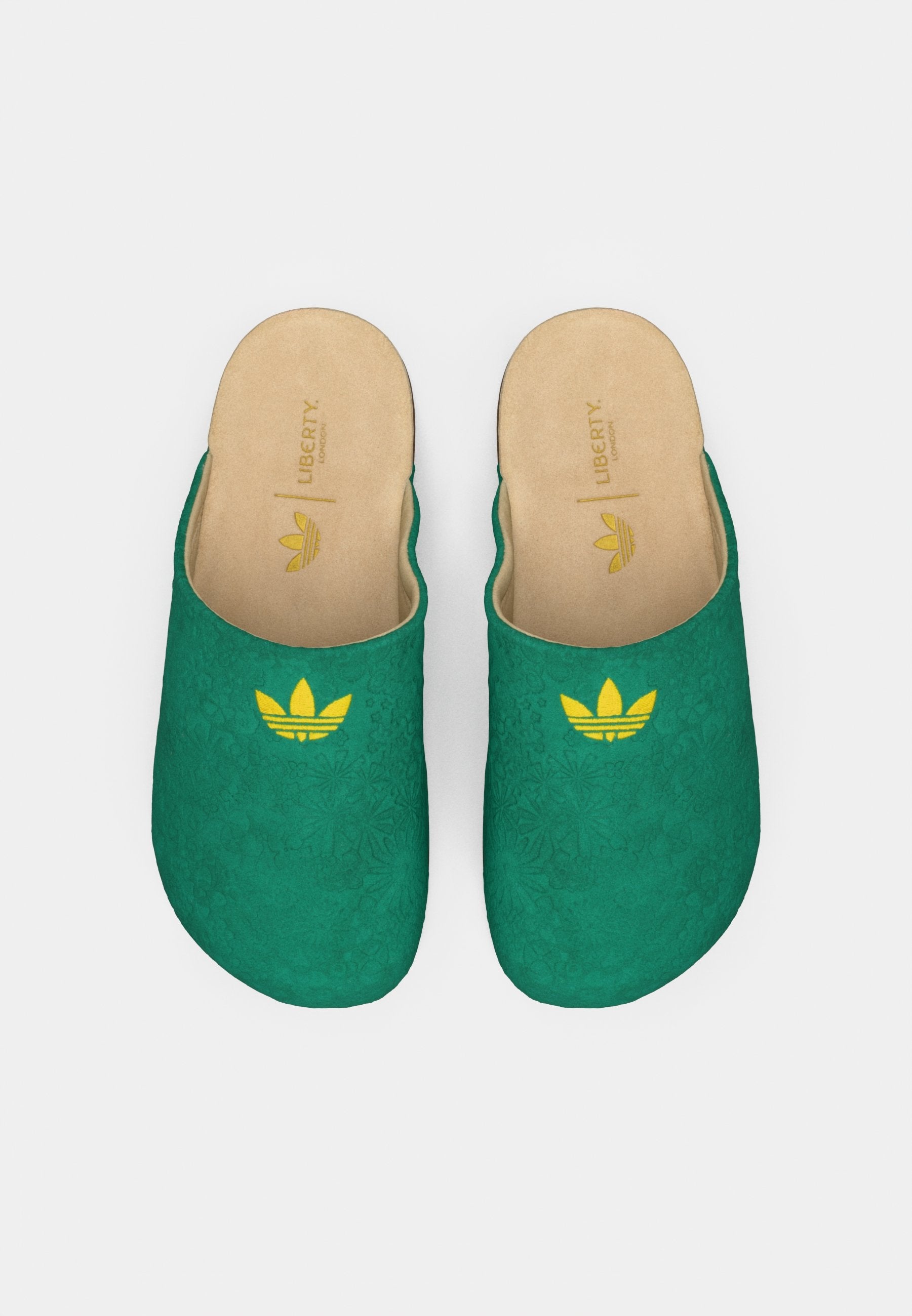 ADIMULE W X LIBERTY - Chaussons - vert vif/jaune éqt