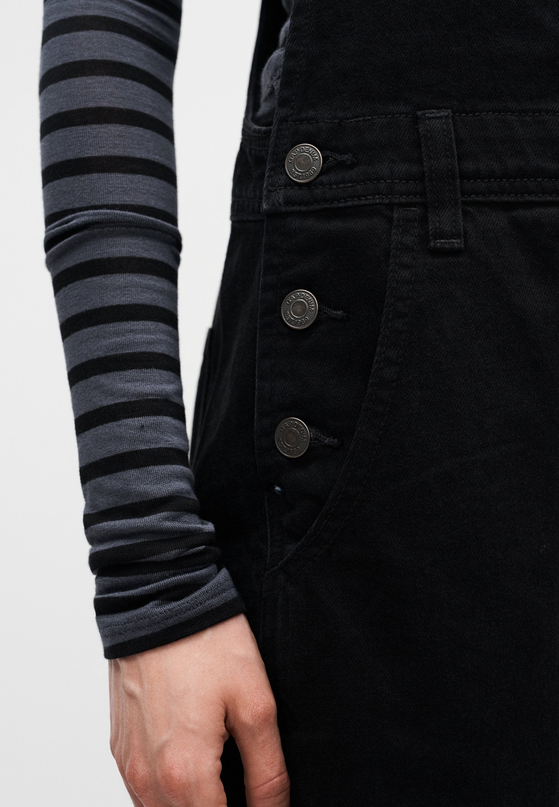 Dungarees - basic black