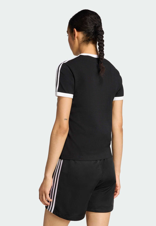 3S TEE SLIM - Baskılı tişört - siyah/beyaz