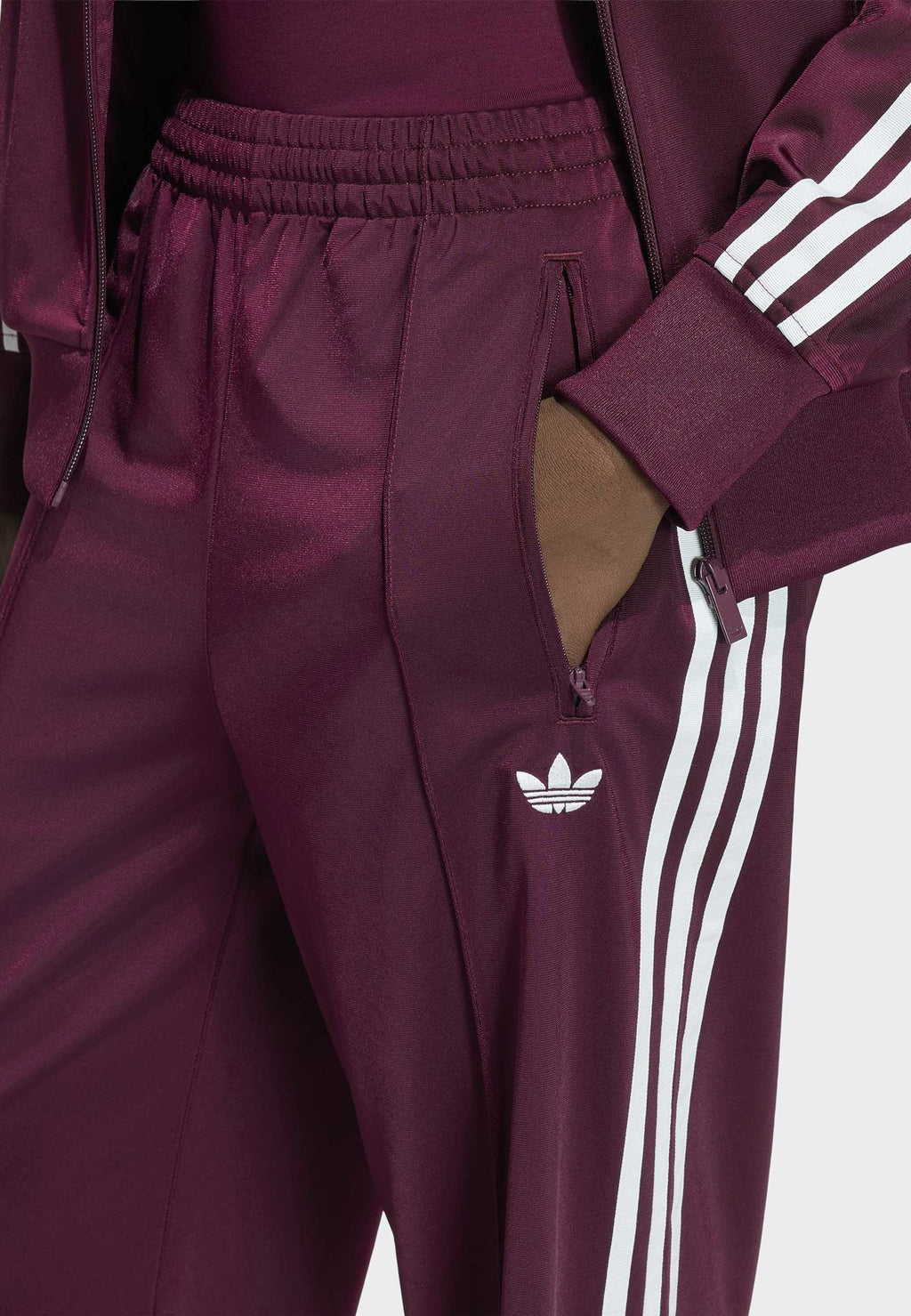 FIREBIRD TP LOOSE - Tracksuit bottoms - maroon