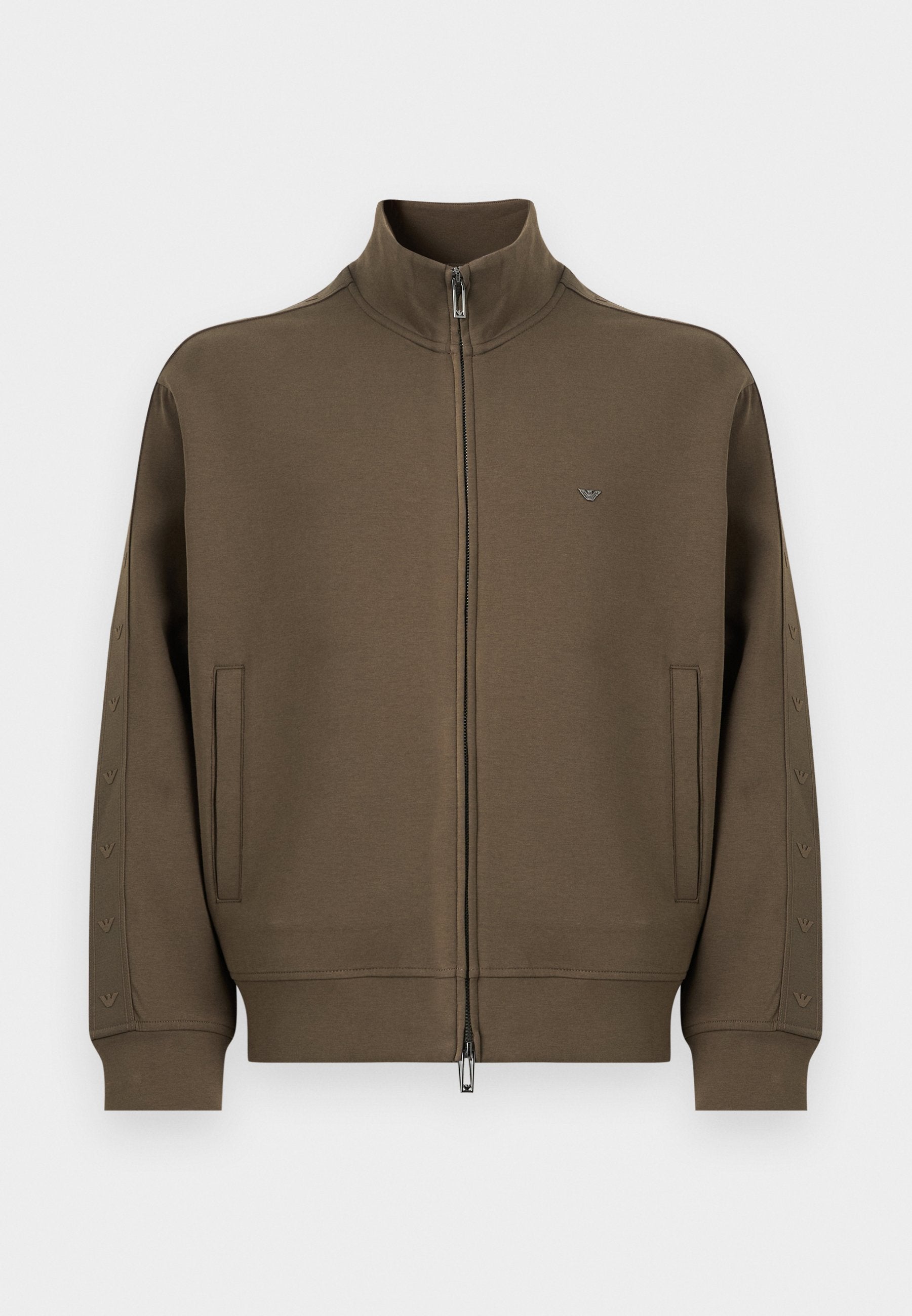 Zip-up sweatshirt - major brown