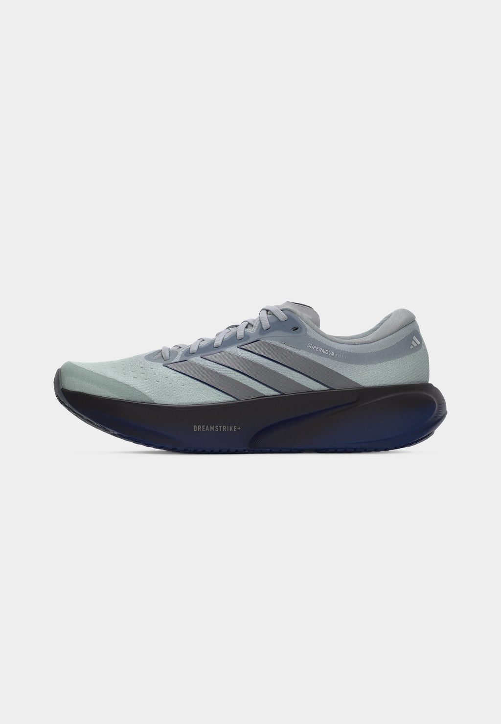 SUPERNOVA RISE 3 M - Road running shoes - silver-coloured/iron metallic/tech indigo