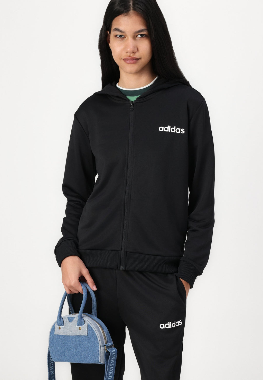 ESSENTIALS LINEAR - Tracksuit - black