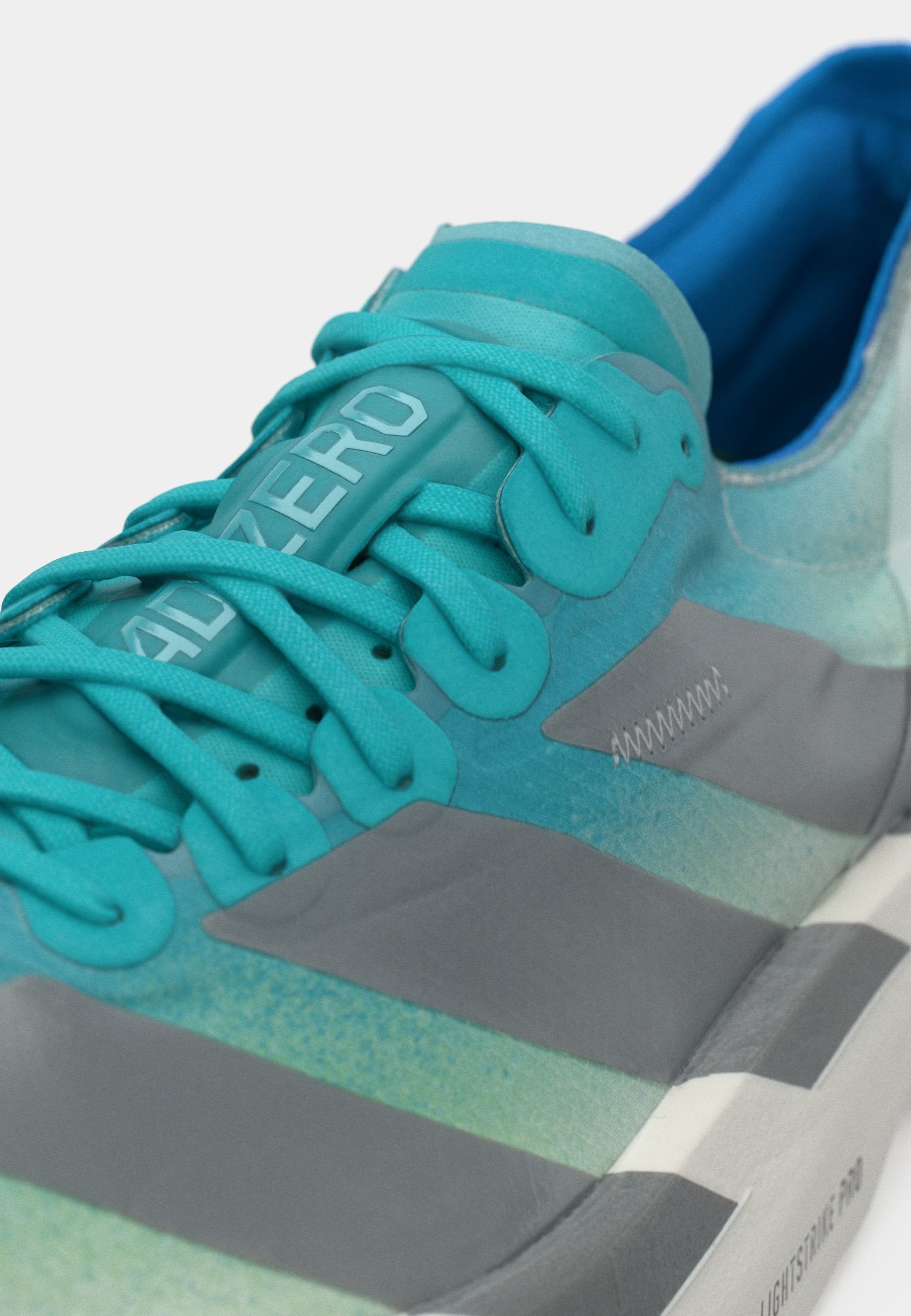 ADIZERO ADIOS PRO 4 - Road running shoes - hi res aqua/iron metallic/grey one