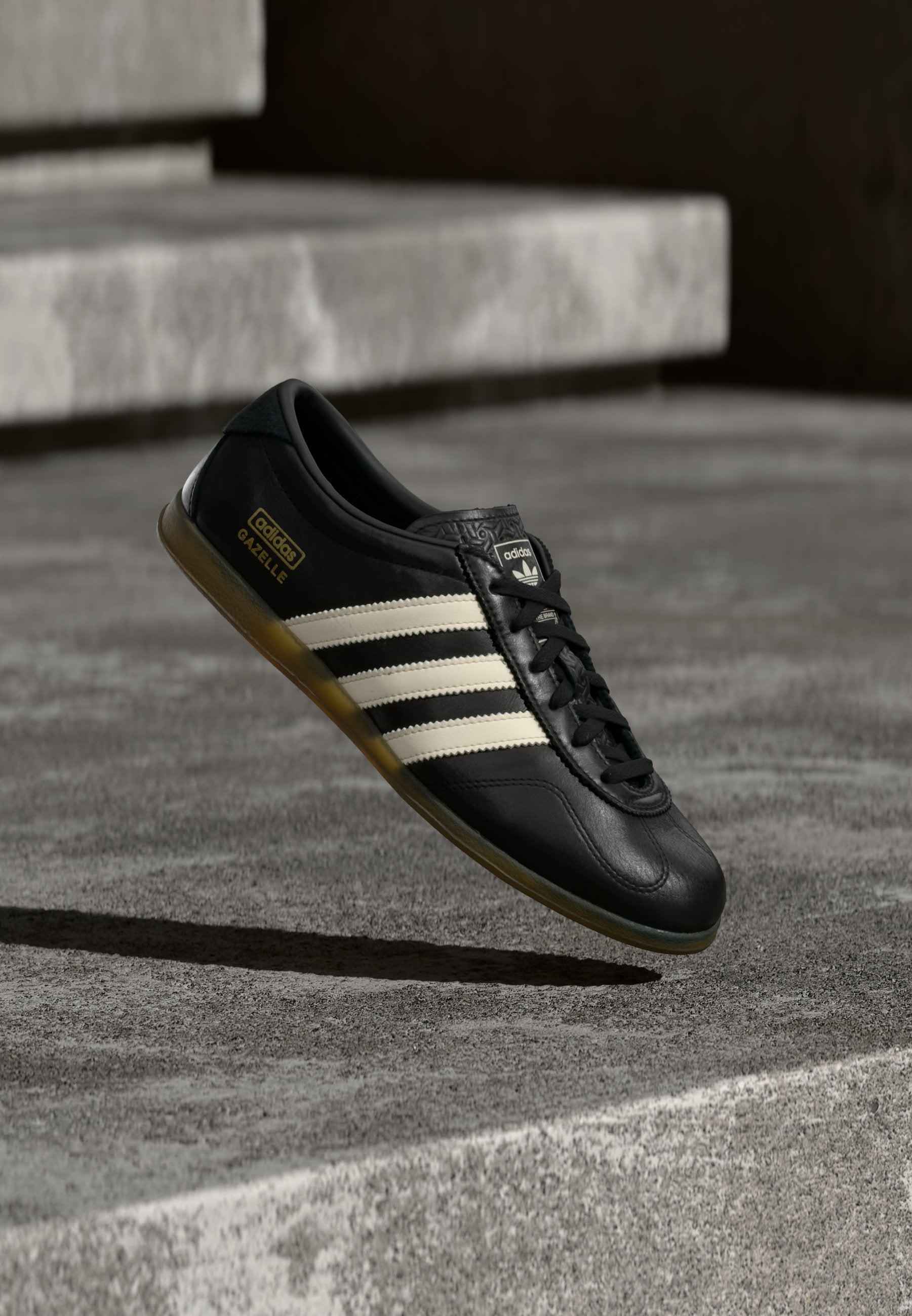GAZELLE PRO - Trainers - core black/chalk white