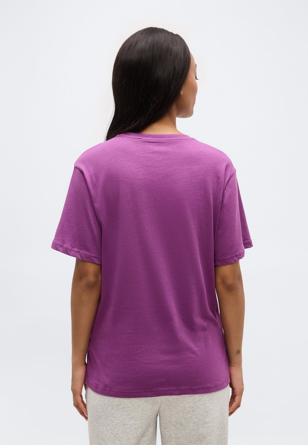 RELAXED TEE - Basic T-shirt - plum wine