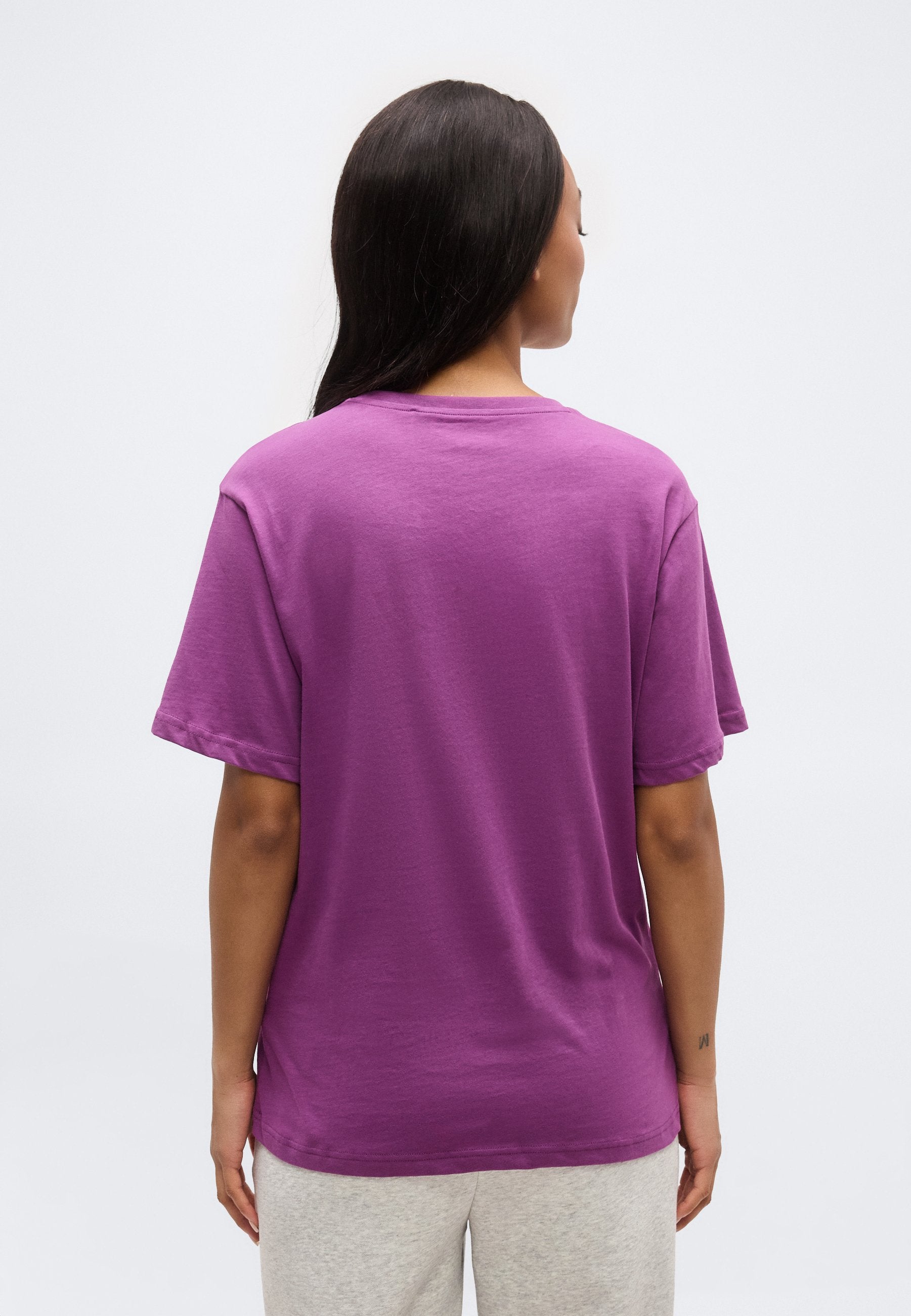 RELAXED TEE - Basic T-shirt - plum wine