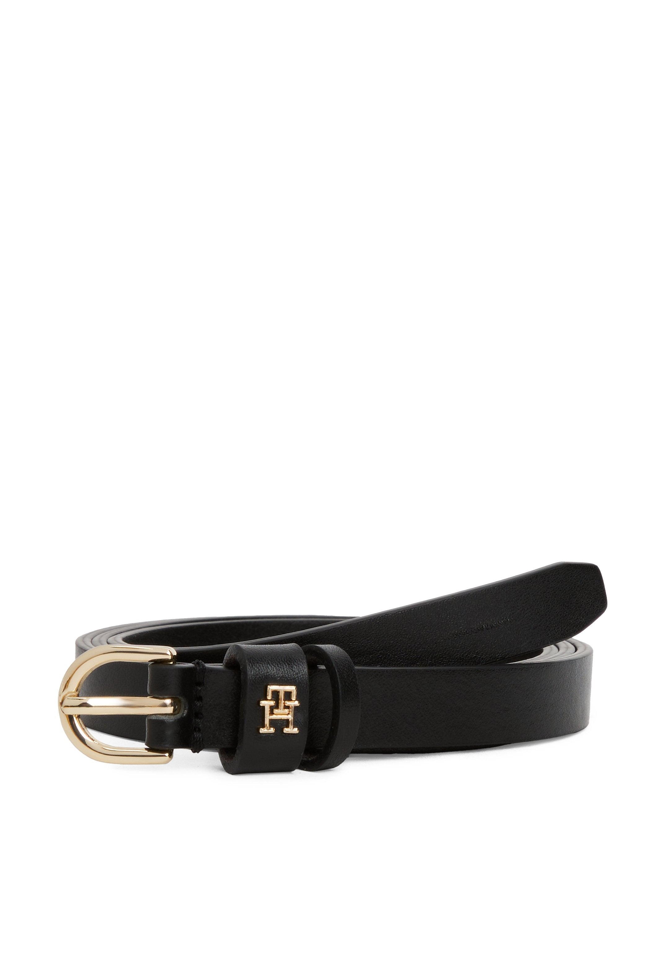 ESSENTIAL TH MONOGRAM LEATHER BELT - Belt - black