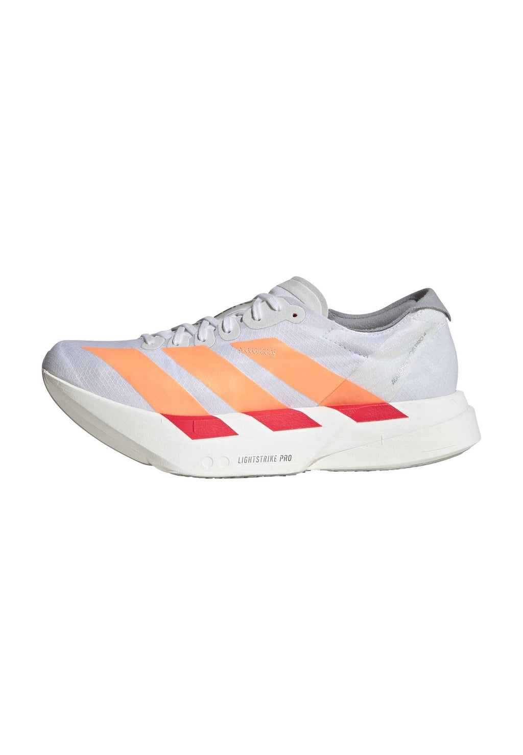 ADIZERO ADIOS PRO 4 - Road running shoes - ftwr white/beam orange/lucid red