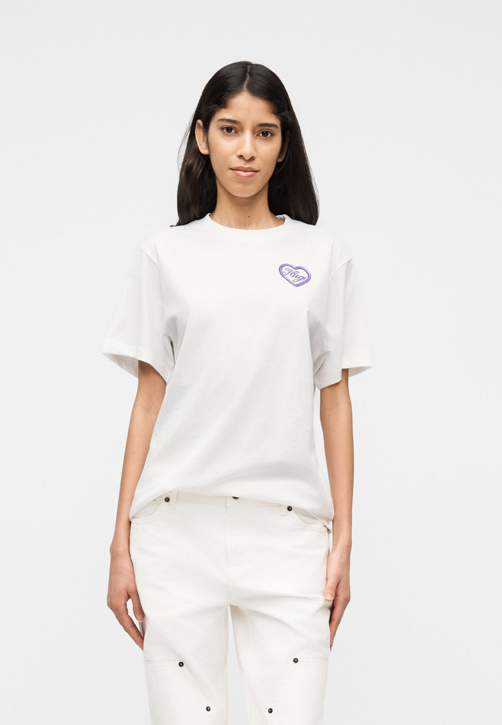 VINTAGE TEE - Print T-shirt - white