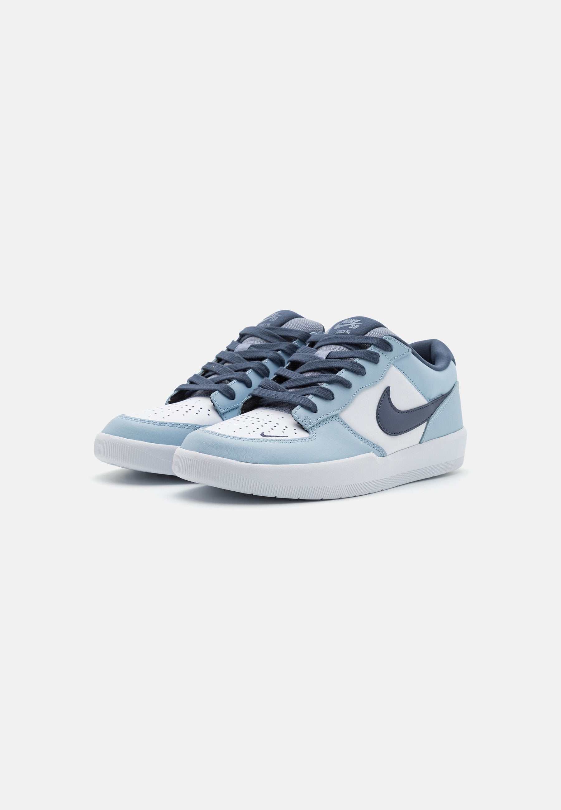 FORCE 58 PRM UNISEX - Baskets - blanc/thunder/bleu/ashen slate