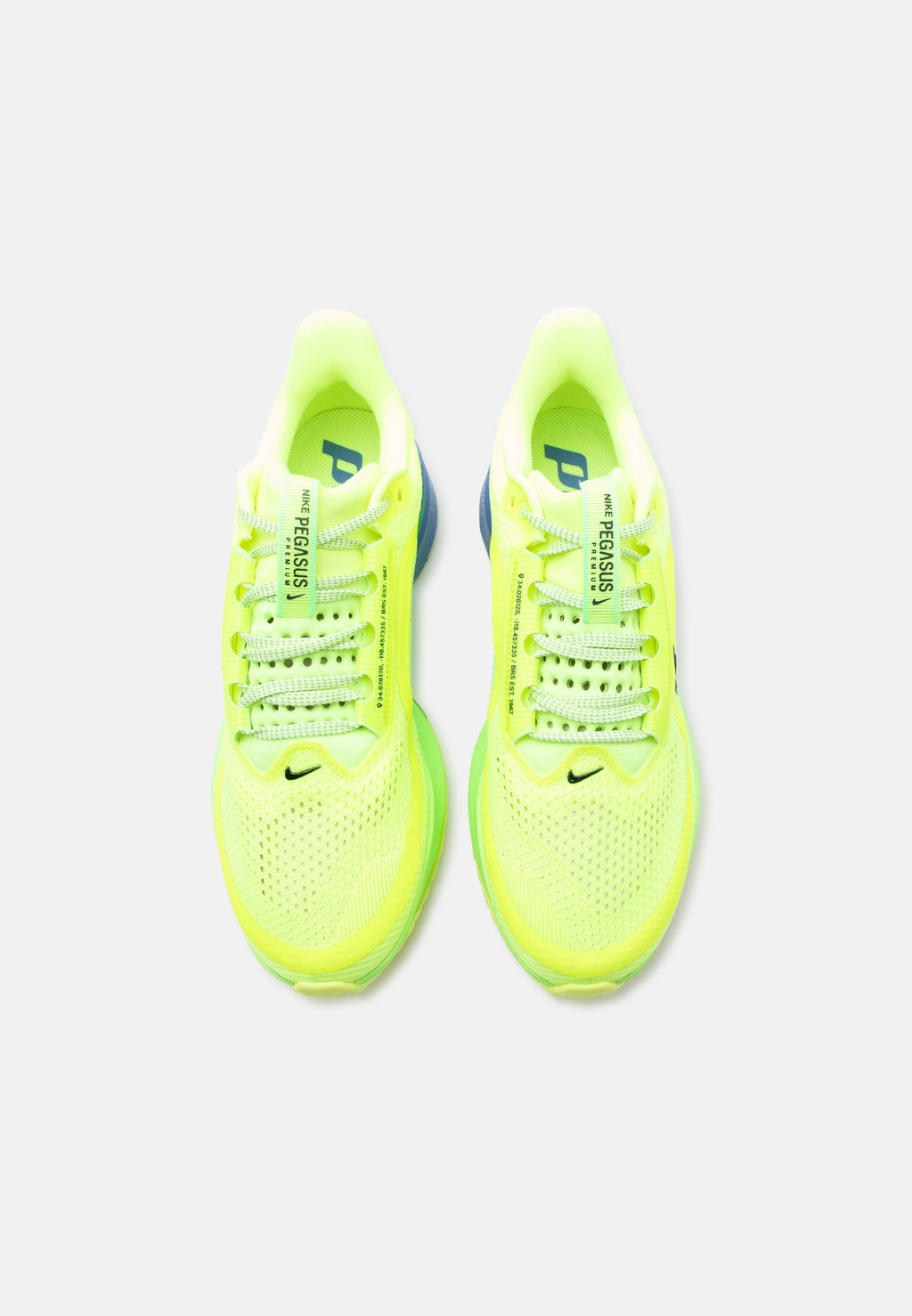 PEGASUS PREMIUM - Road running shoes - volt ice/black spruce/lime blast/sapphire/volt