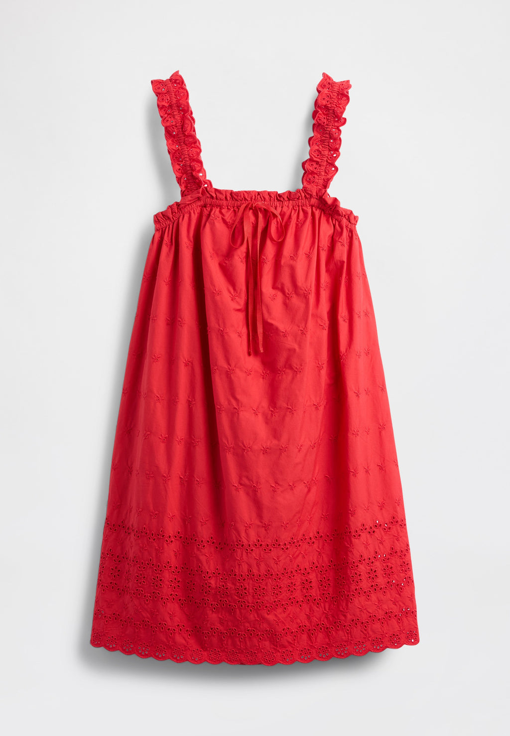 EYELET - Day dress - red light
