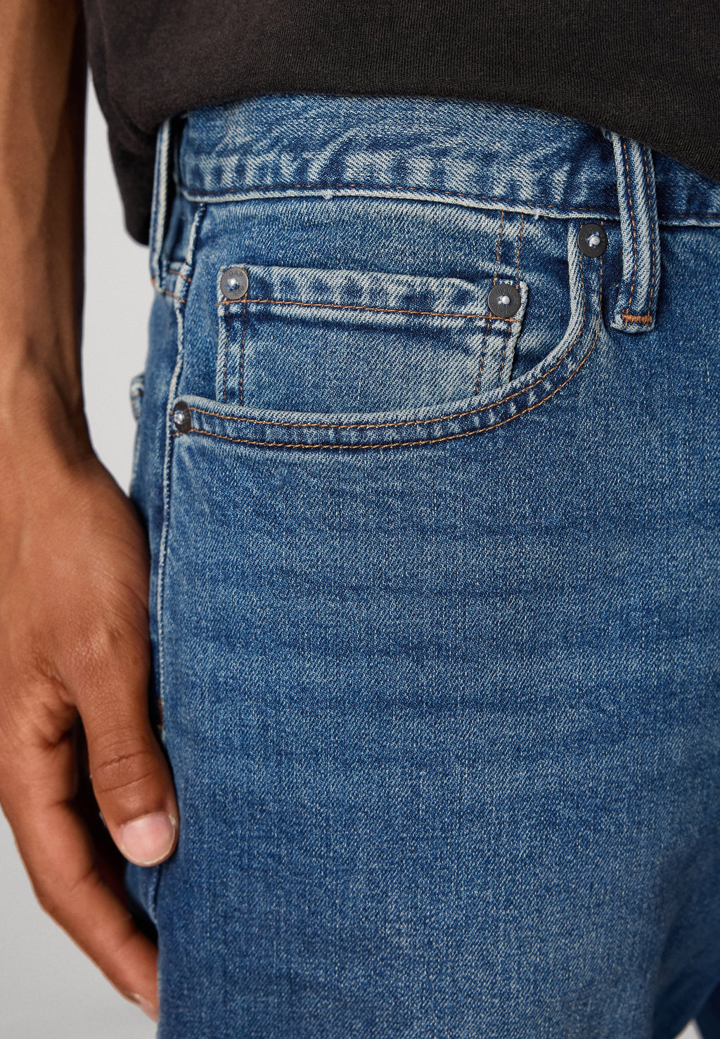 STRAIGHT - Straight leg jeans - blue denim