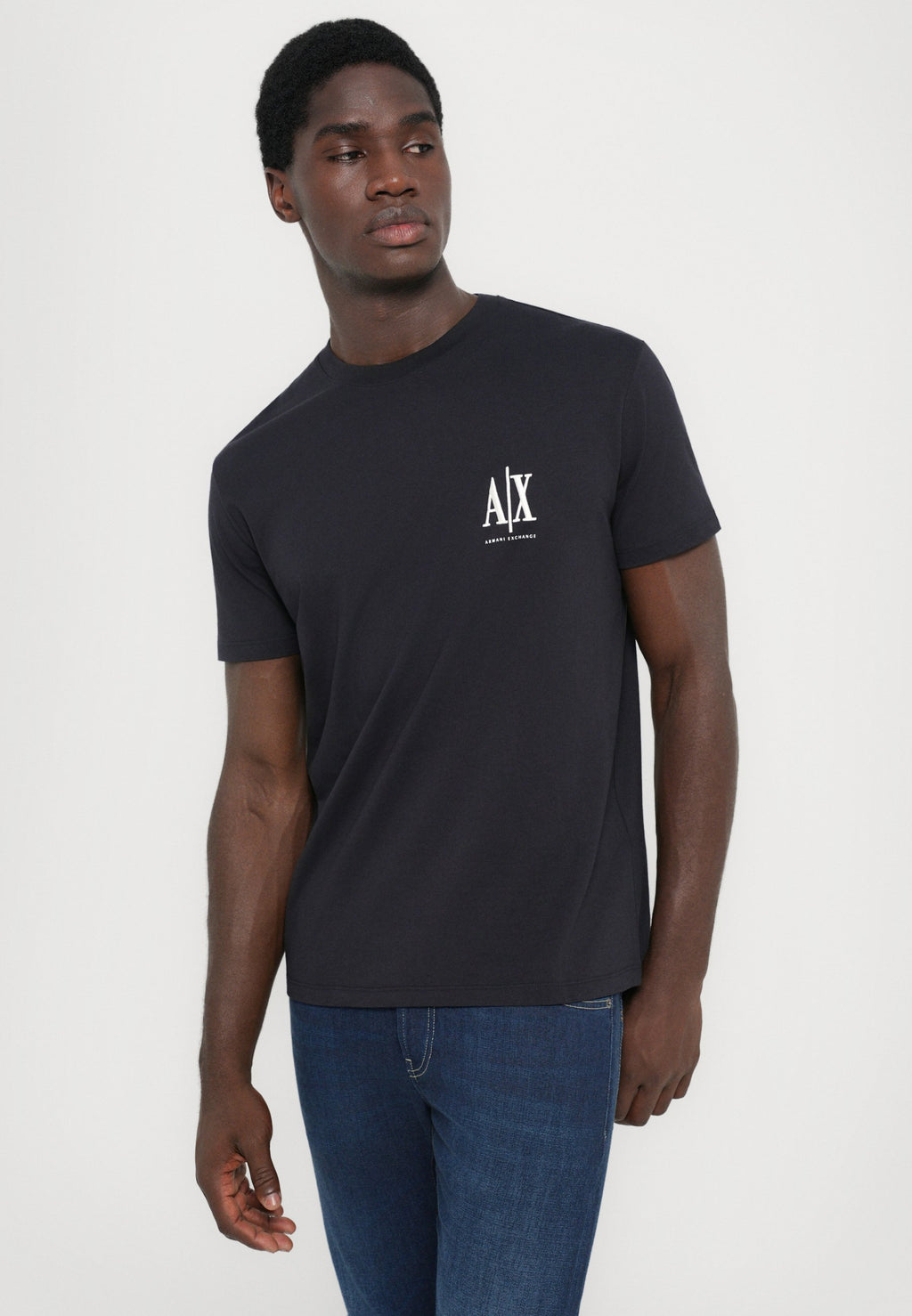 TEE-SHIRT COUPE CLASSIQUE - T-shirt basique - bleu marine profond