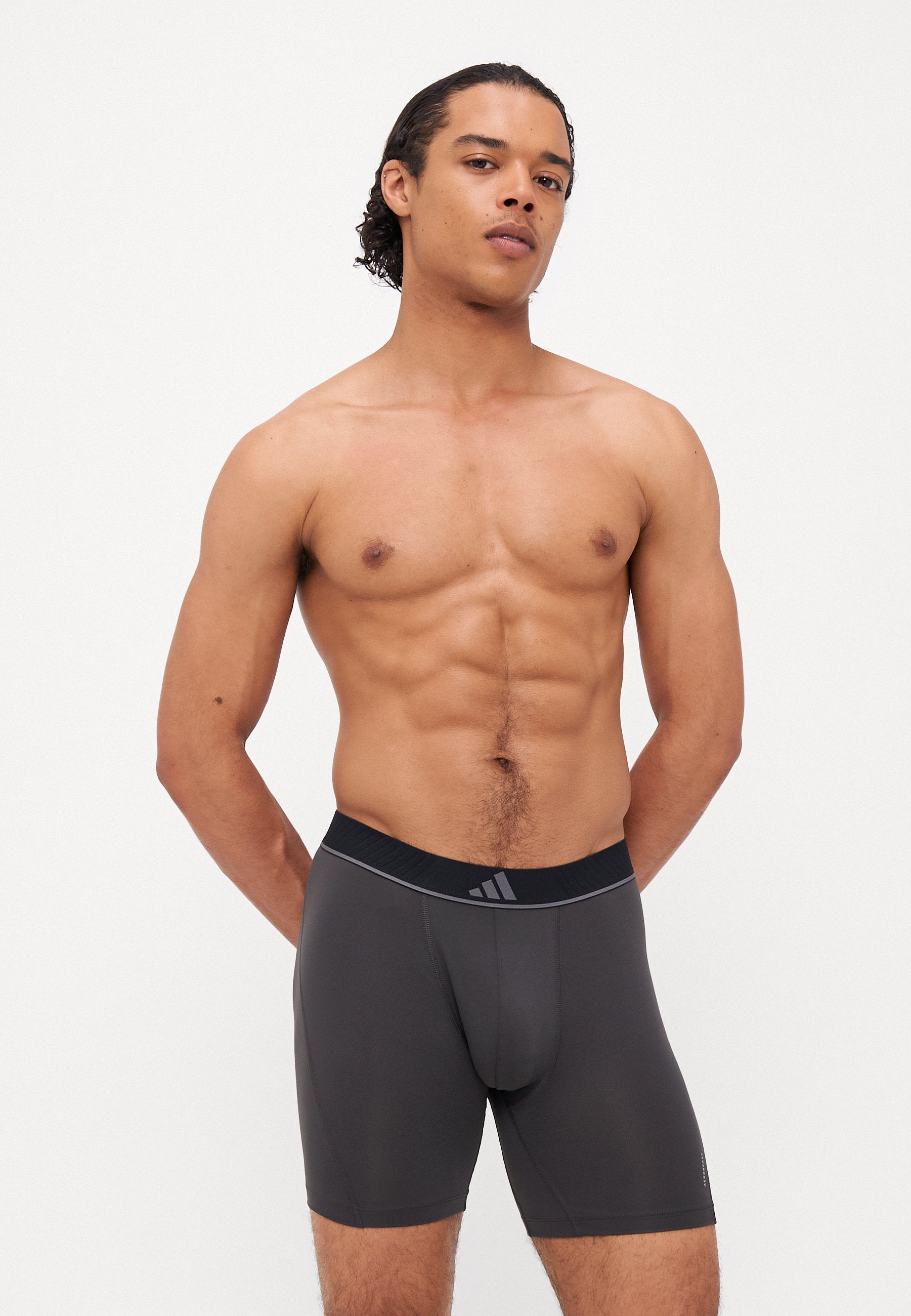 BOXER BRIEF 3 PACK - Boxer briefs - black/dark grey/grey