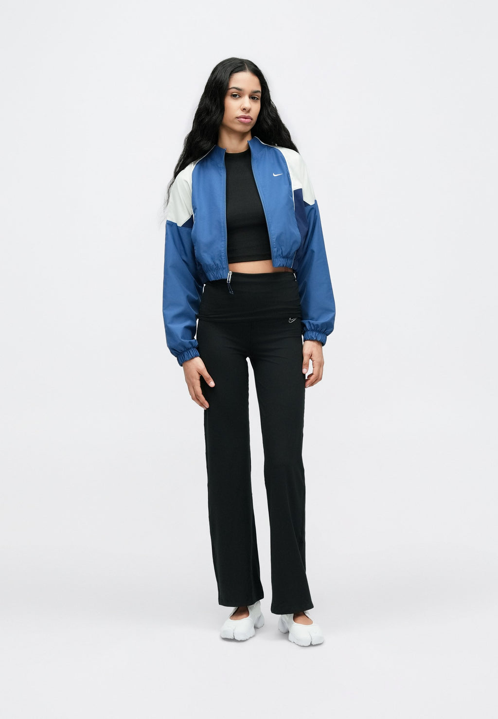 FLARED PANT - Tracksuit bottoms - black