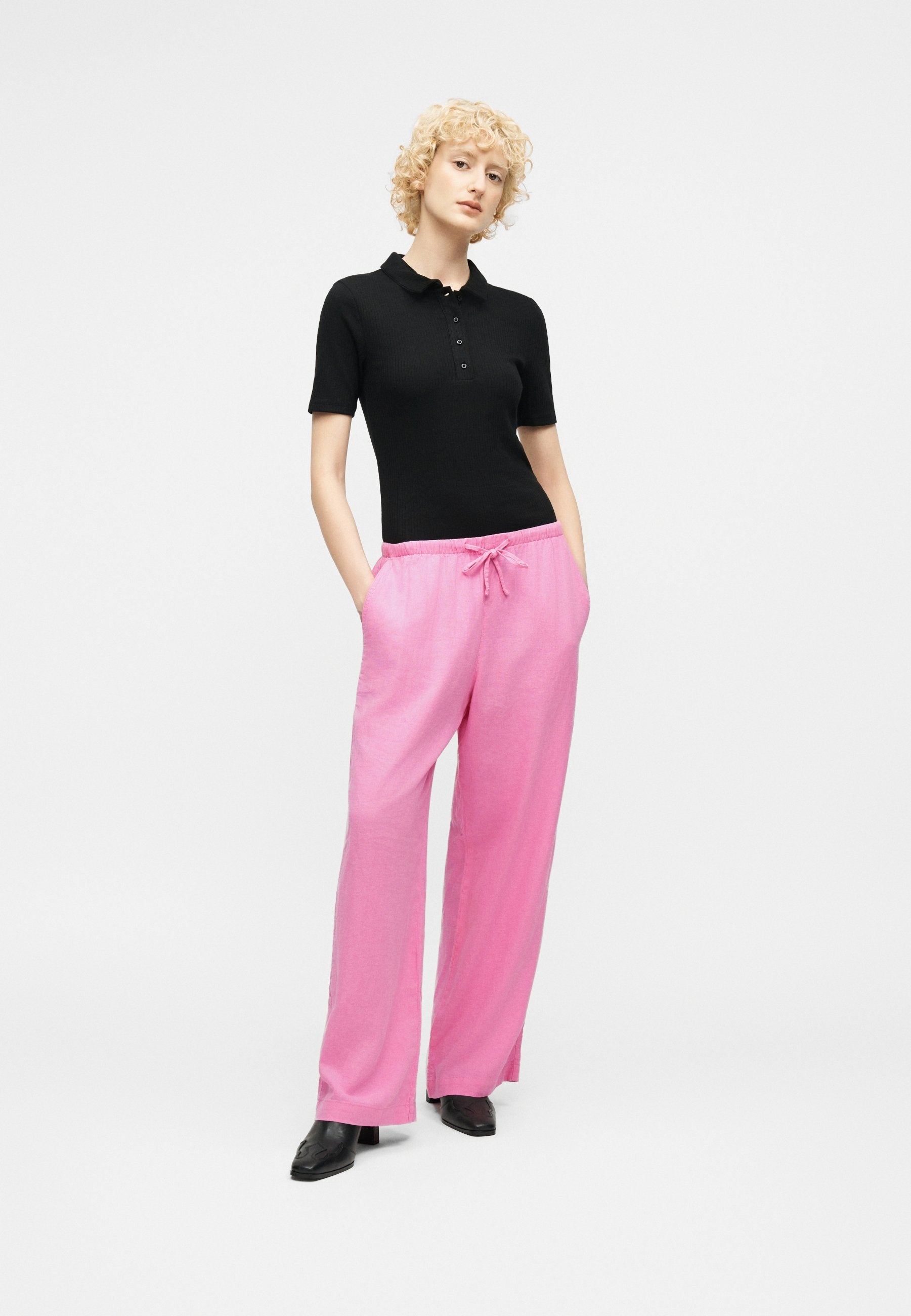 Wide Leg - pink flamingo