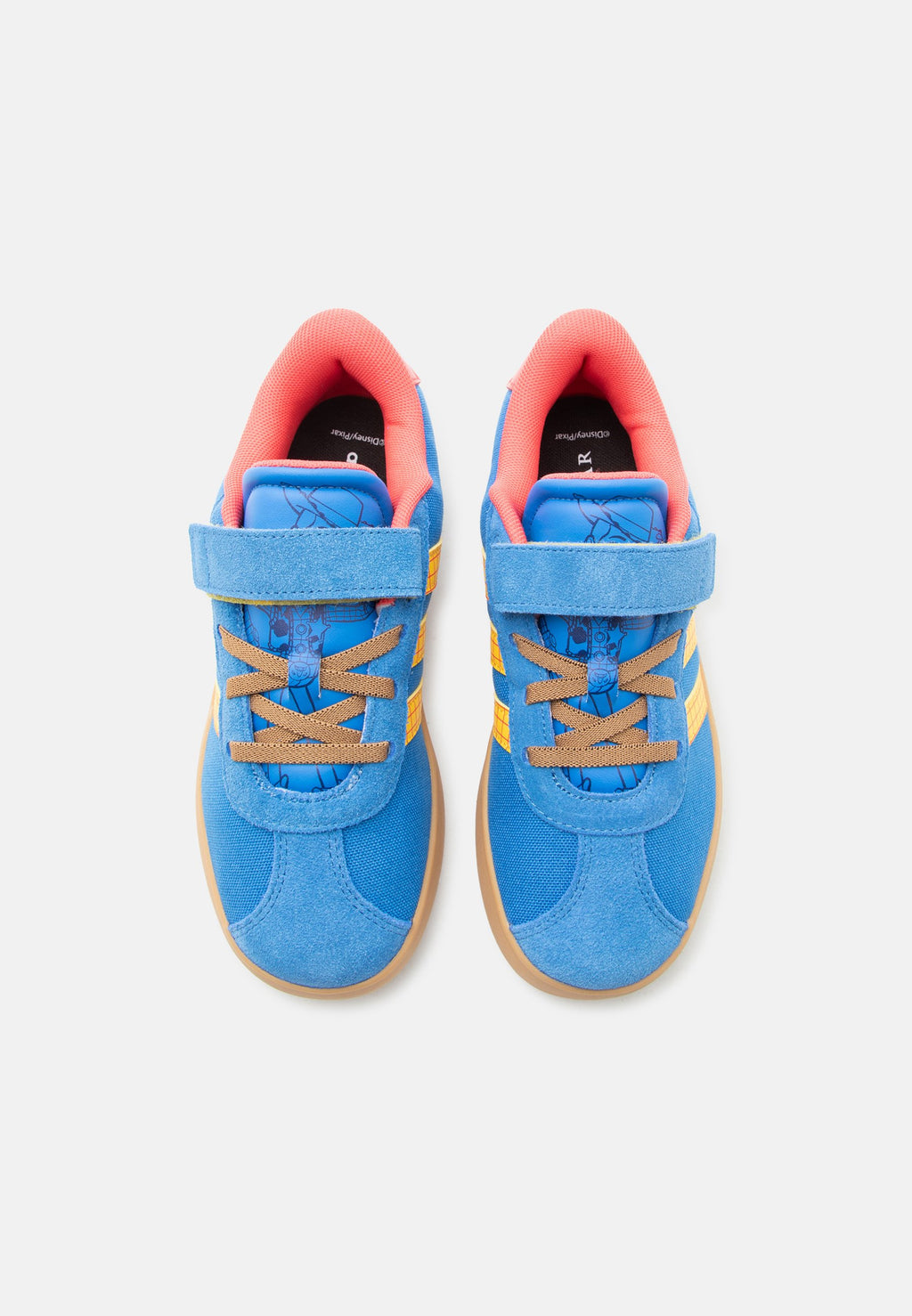 COURT UNISEX - Road running shoes - bright royal/bold gold-coloured/semi lucid red