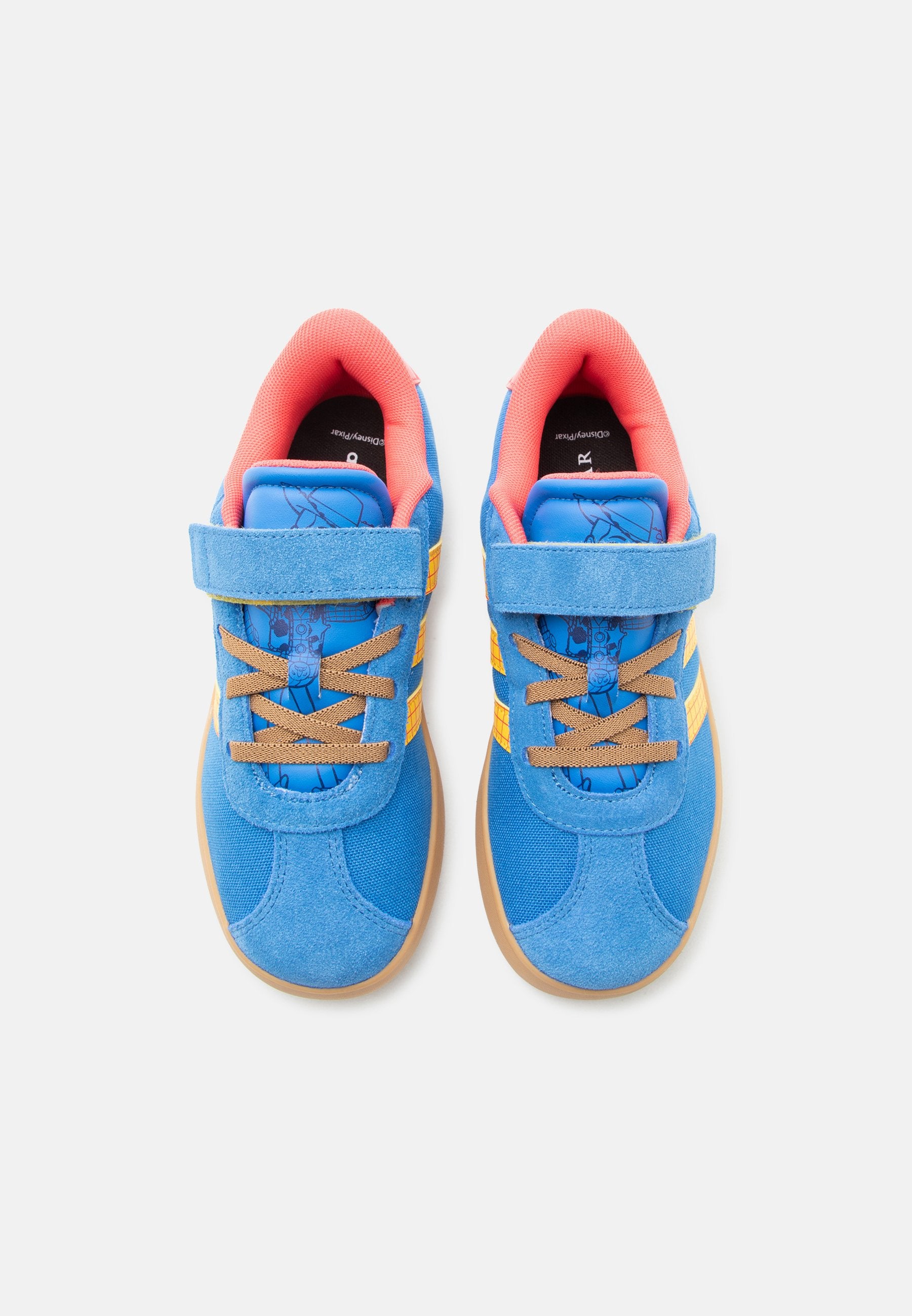 COURT UNISEX - Road running shoes - bright royal/bold gold-coloured/semi lucid red