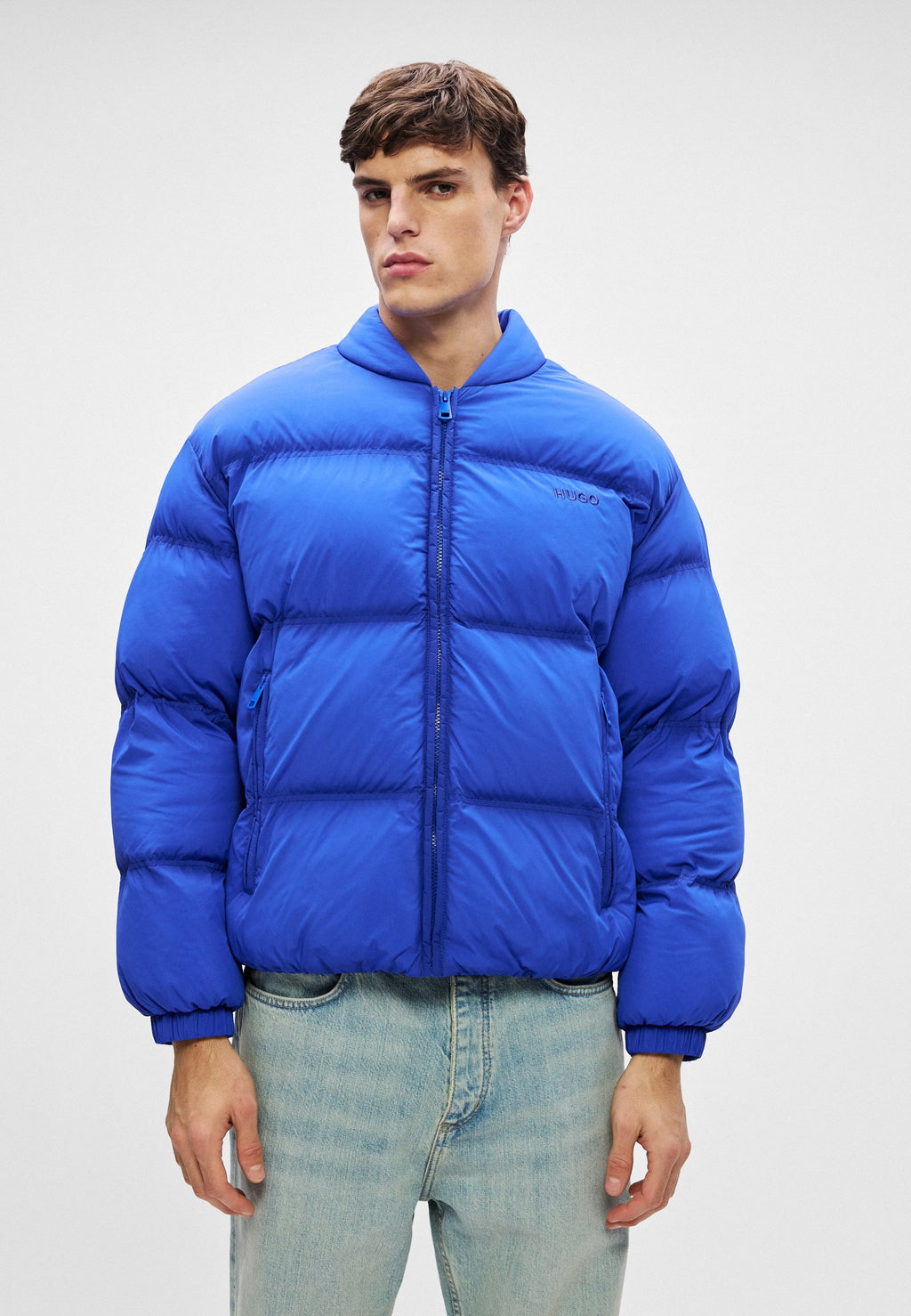 BRADEN - Winter jacket - open blue